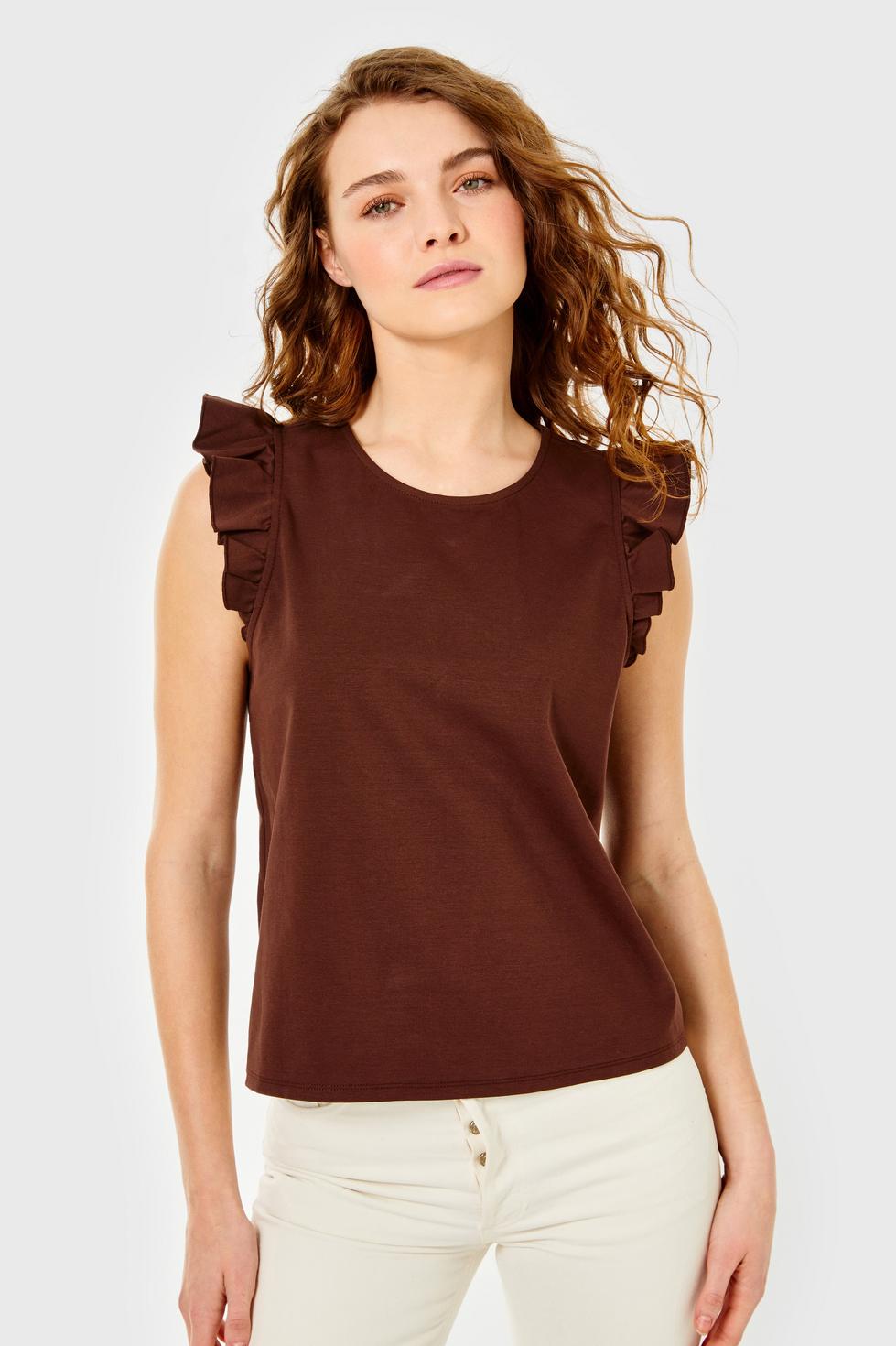 Alice Top - Chicory Coffee