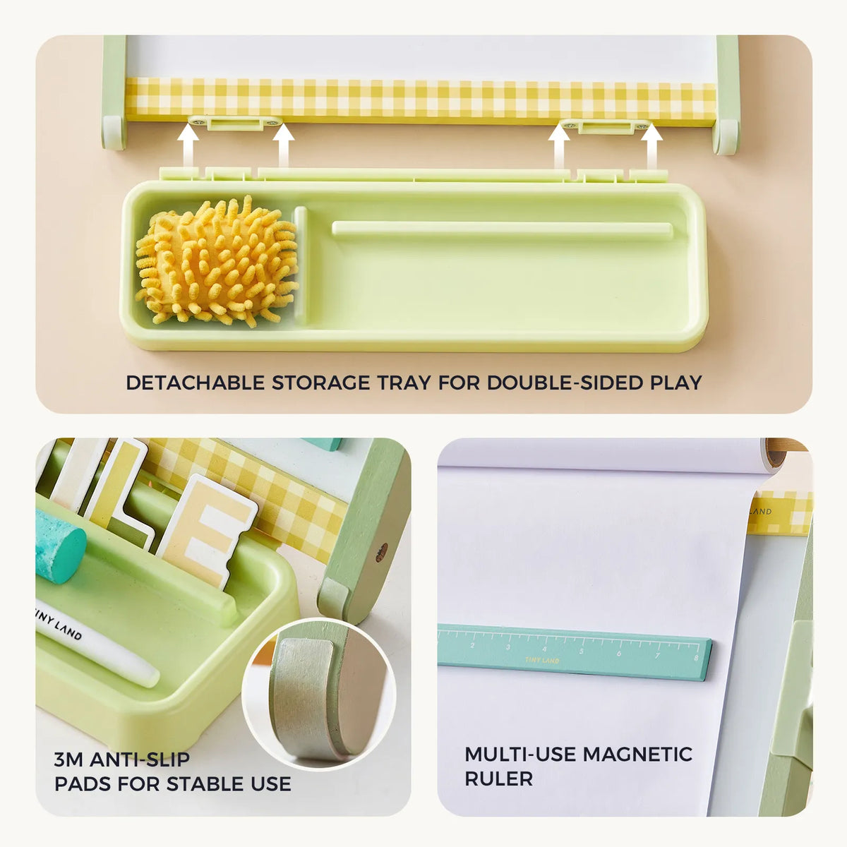 Tiny Land® Double-Sided Magnetic Tabletop Easel