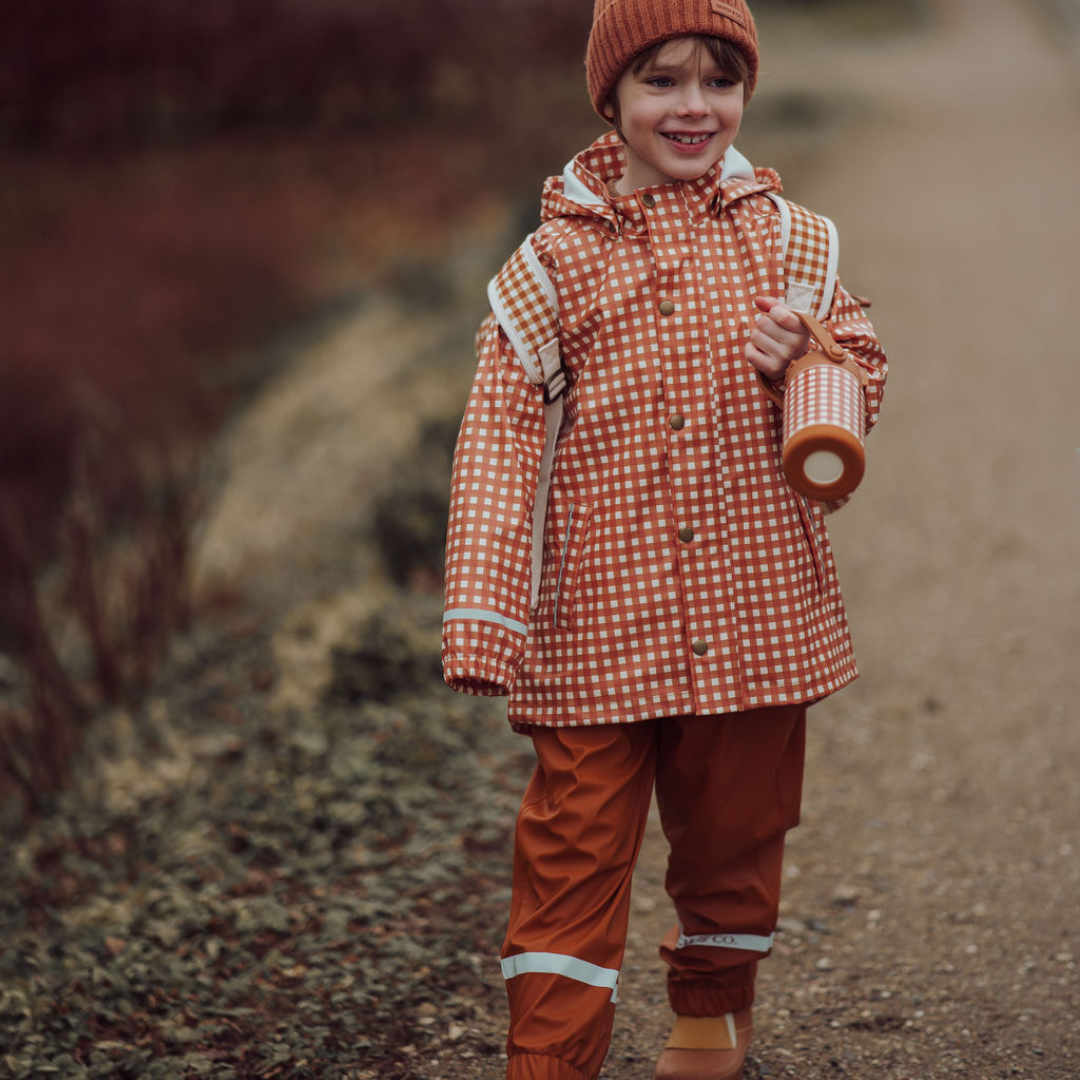 Fishtail Rain Jacket | Sienna Gingham