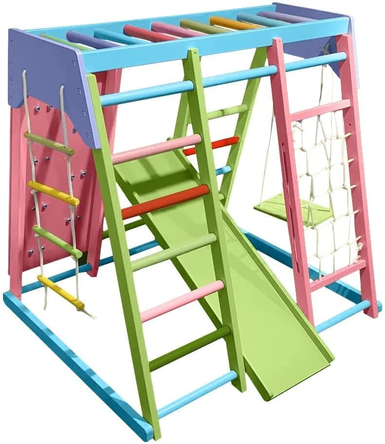 Magnolia - Real Wood 7-in-1 Playset Indoor Avenlur.com