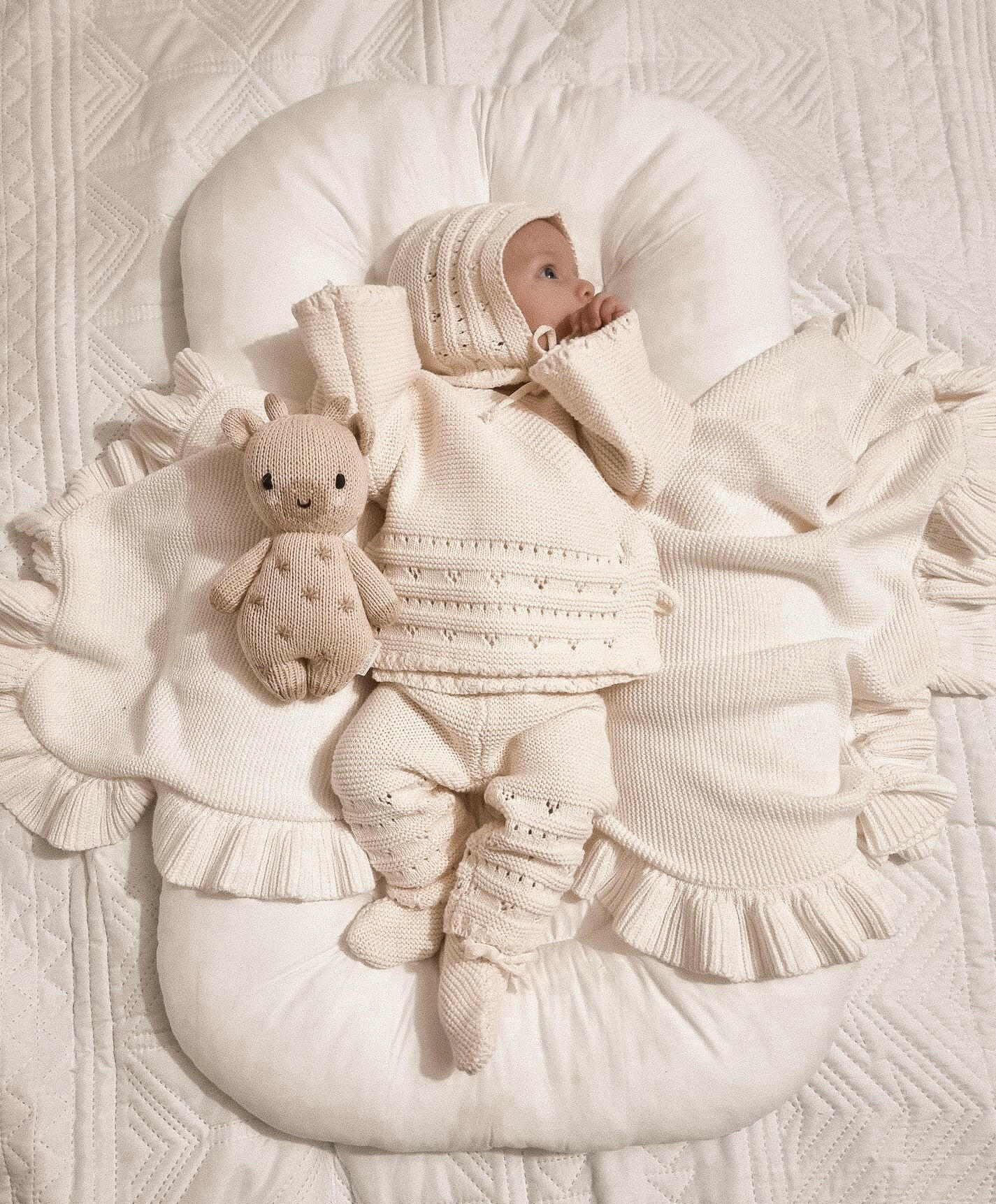 Bring Me Home Chunky Knit Bundle - Cream  Luna + Luca