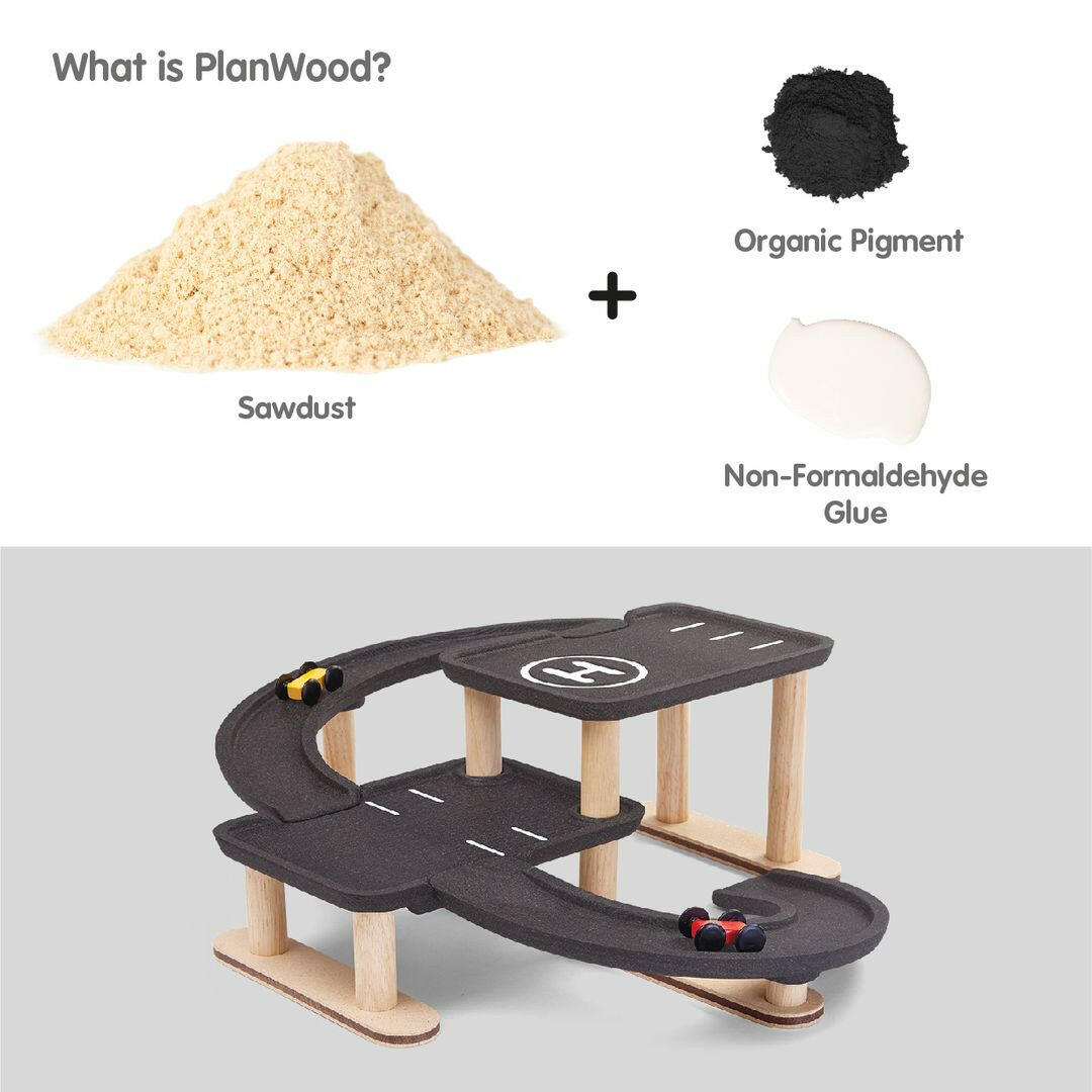 Race N Play Parking Garage  PlanToys