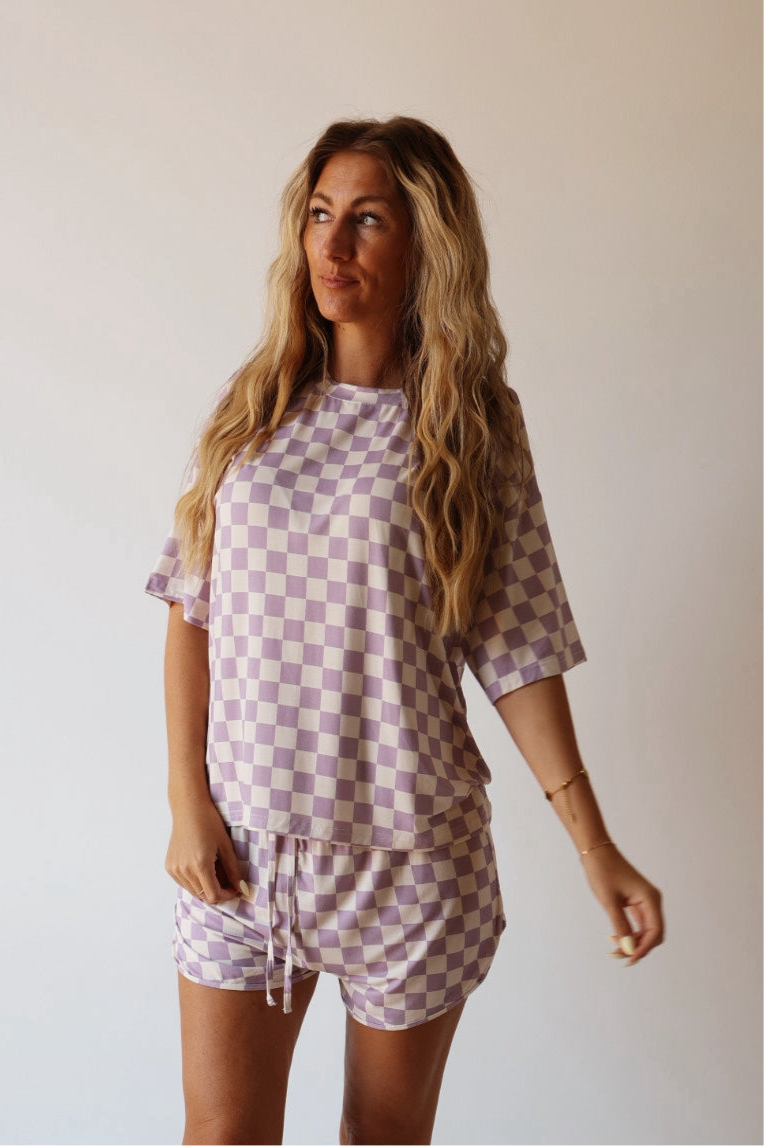 Women's Bamboo Short Set | Grape Soda