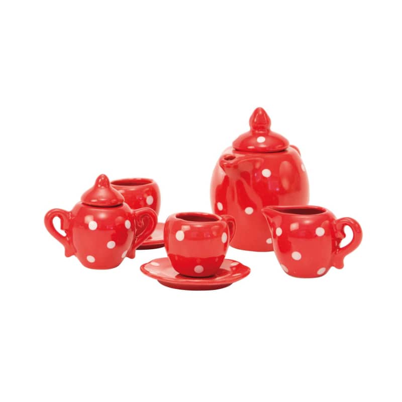 Suitcase - Tea Party Ceramic Set The Big Family - Moulin Roty
