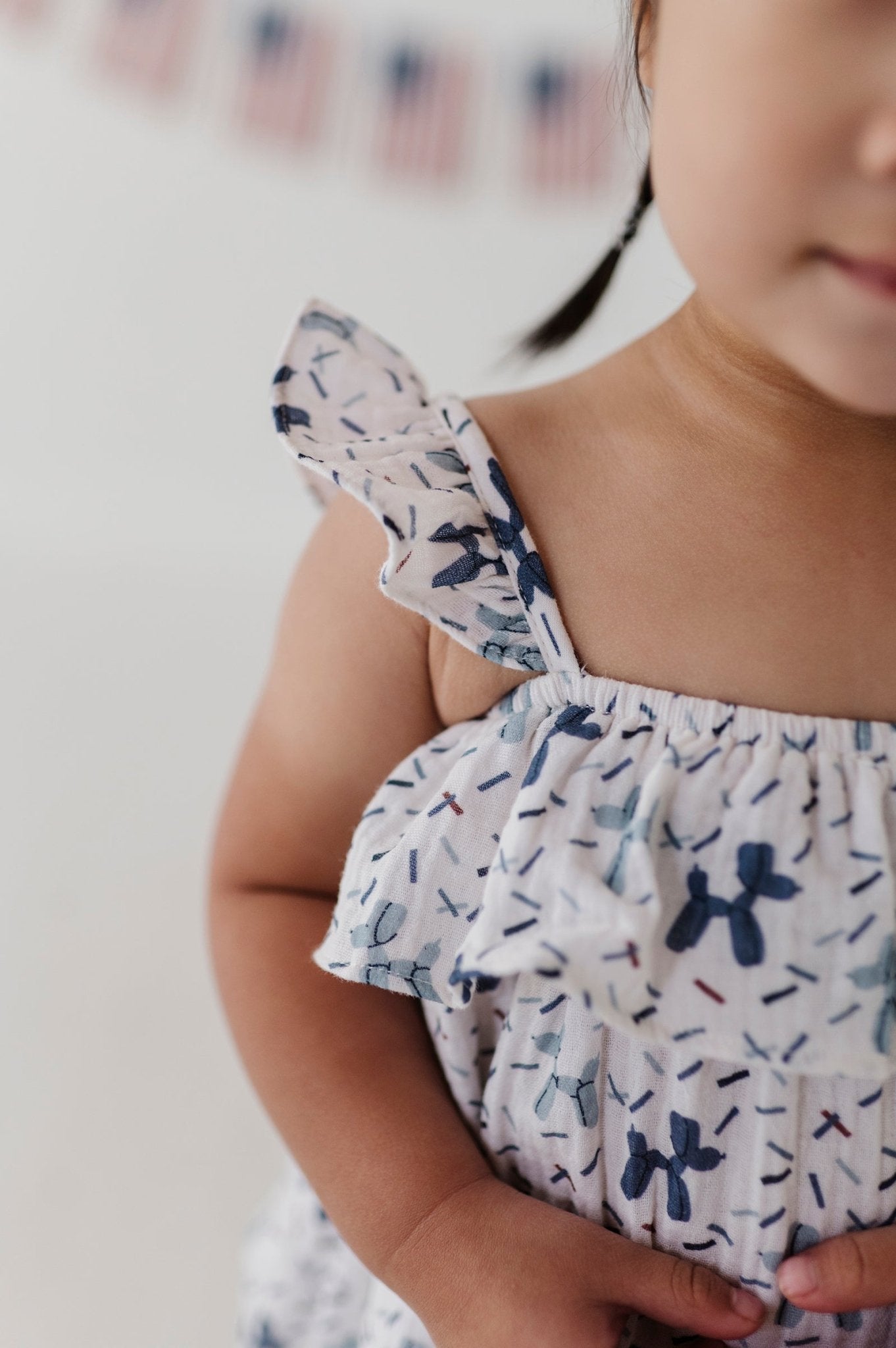 Baby Girl Gauze Bubble Romper