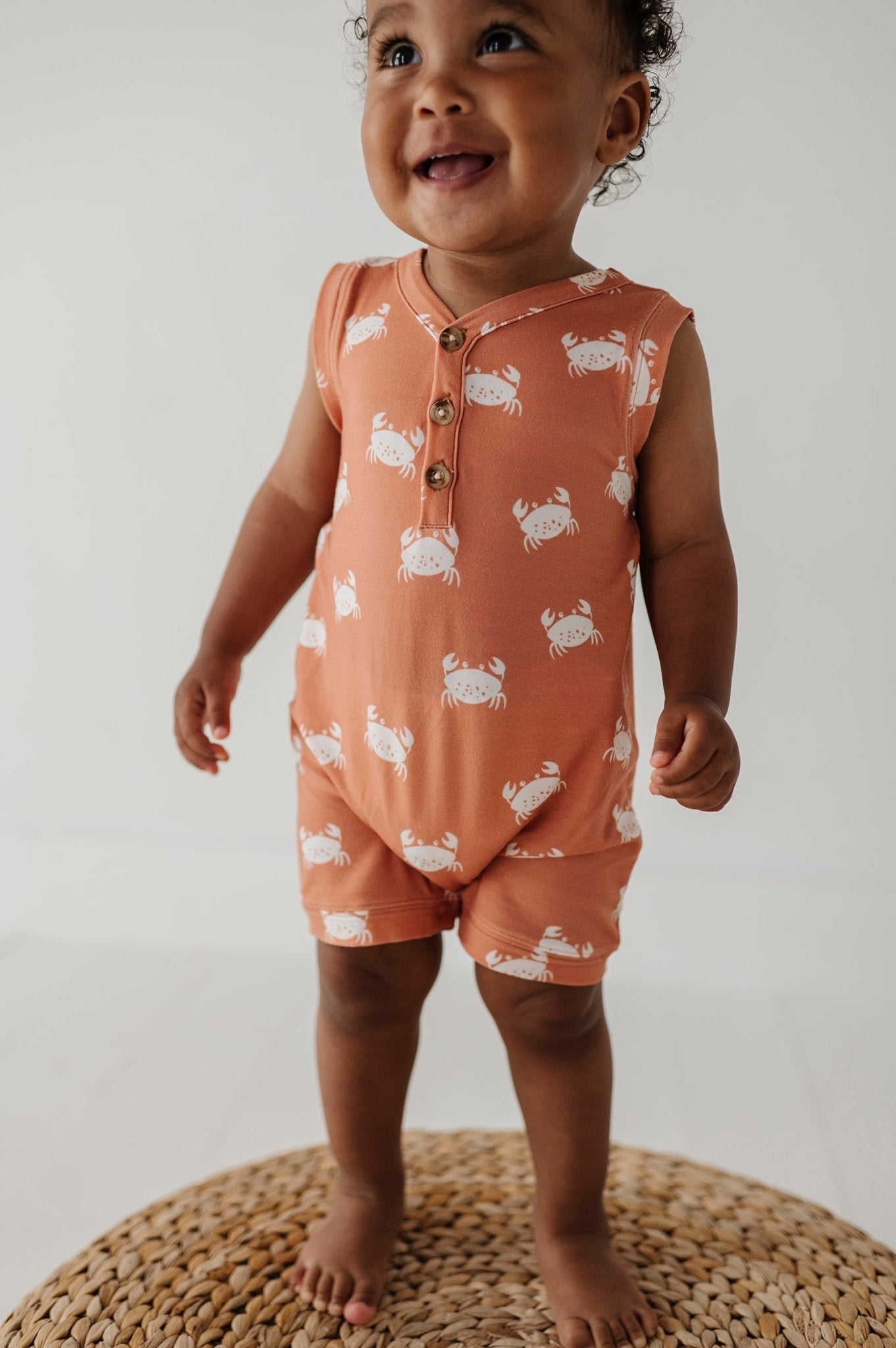 Baby Boy Sleeveless Romper