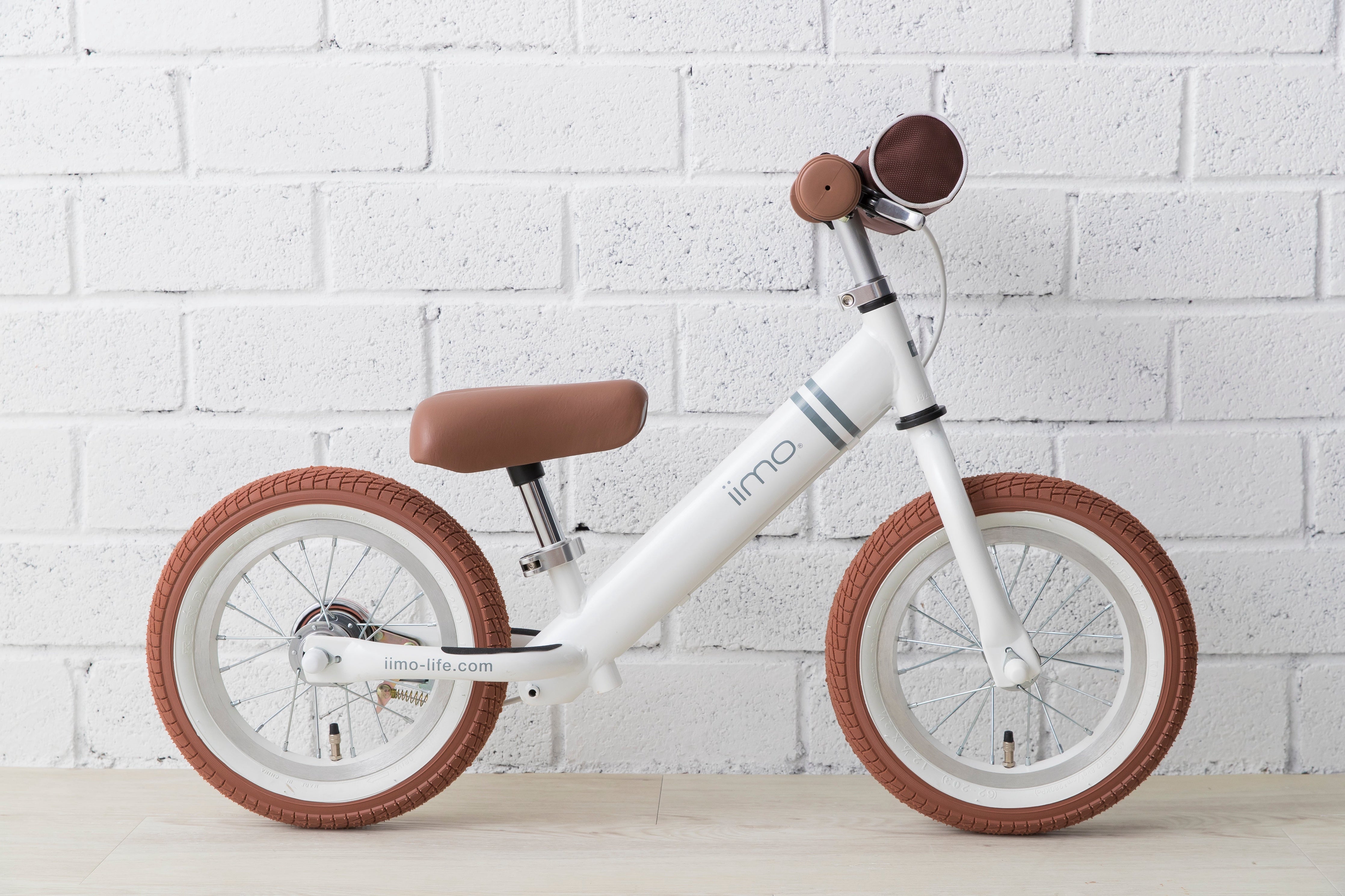 Iimo 12" Balance Bike (Kick Bike) -Alloy Learning Bike iimo USA store Gentle White