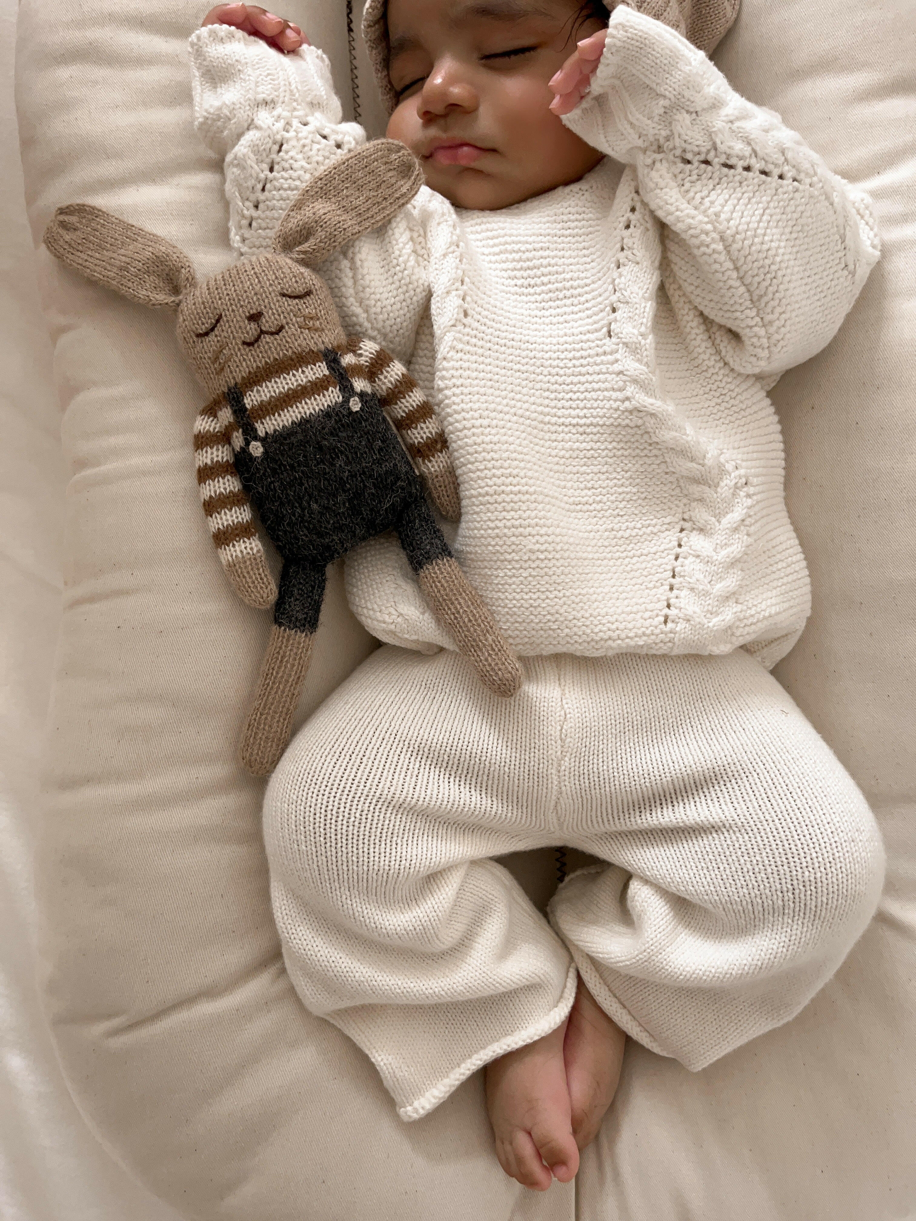 Luna + Luca Knit Pants - White Luna + Luca