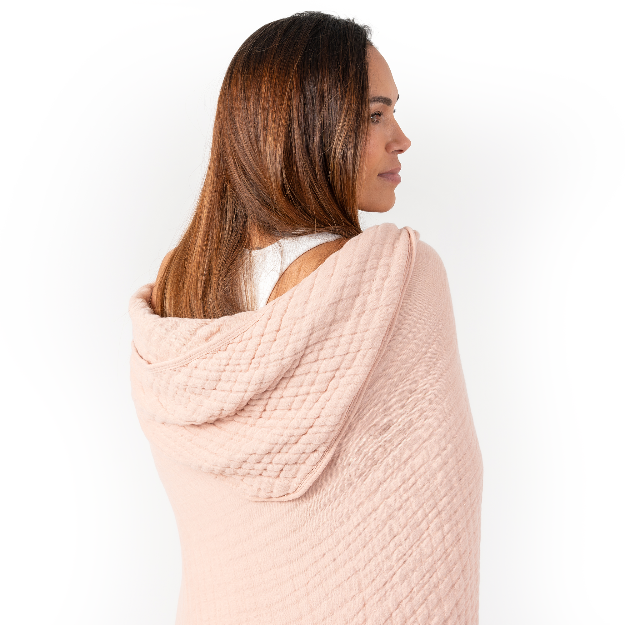 Adult Muslin Hooded Towel