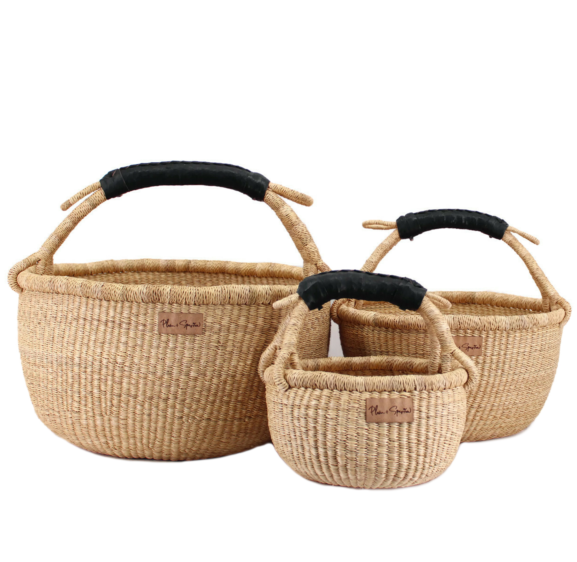 Black Handle<br>Small Market Basket
