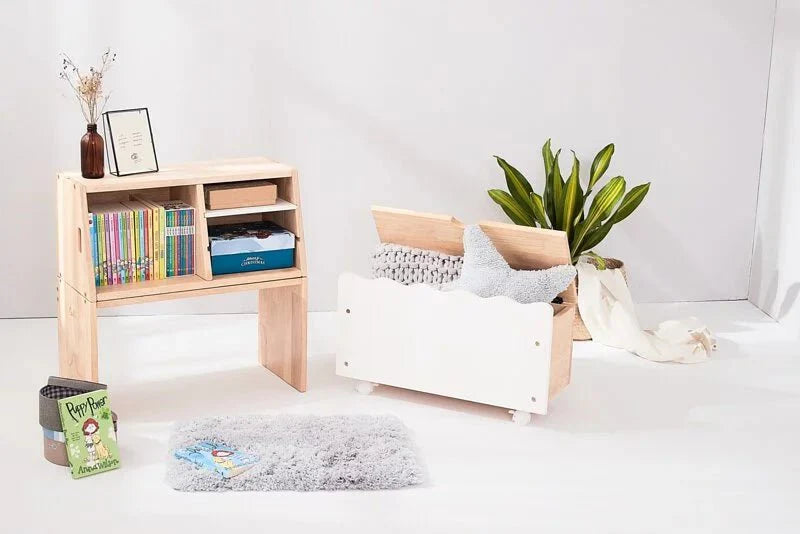 Calla Lid Toy Storage Cabinet - 2-in-1 Storage Box & Bench MesaSilla USA