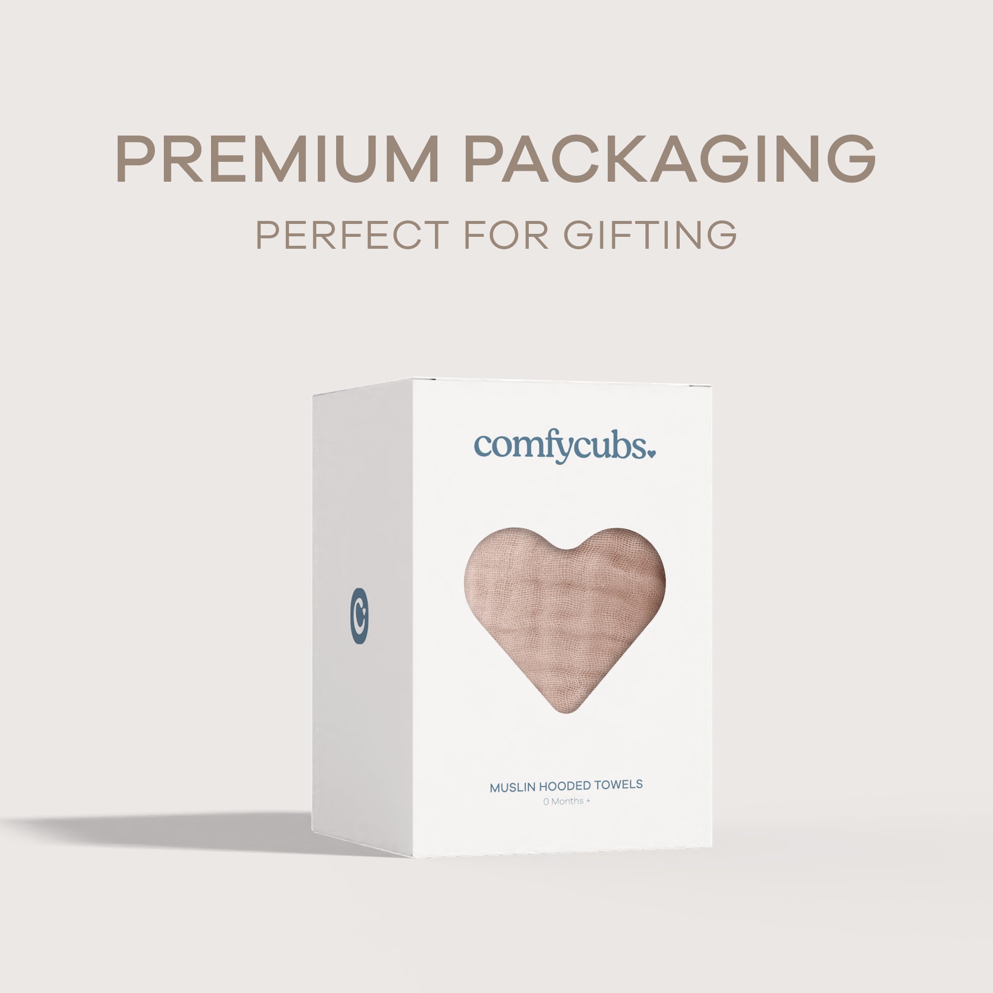 Baby Hooded Towels in Blush