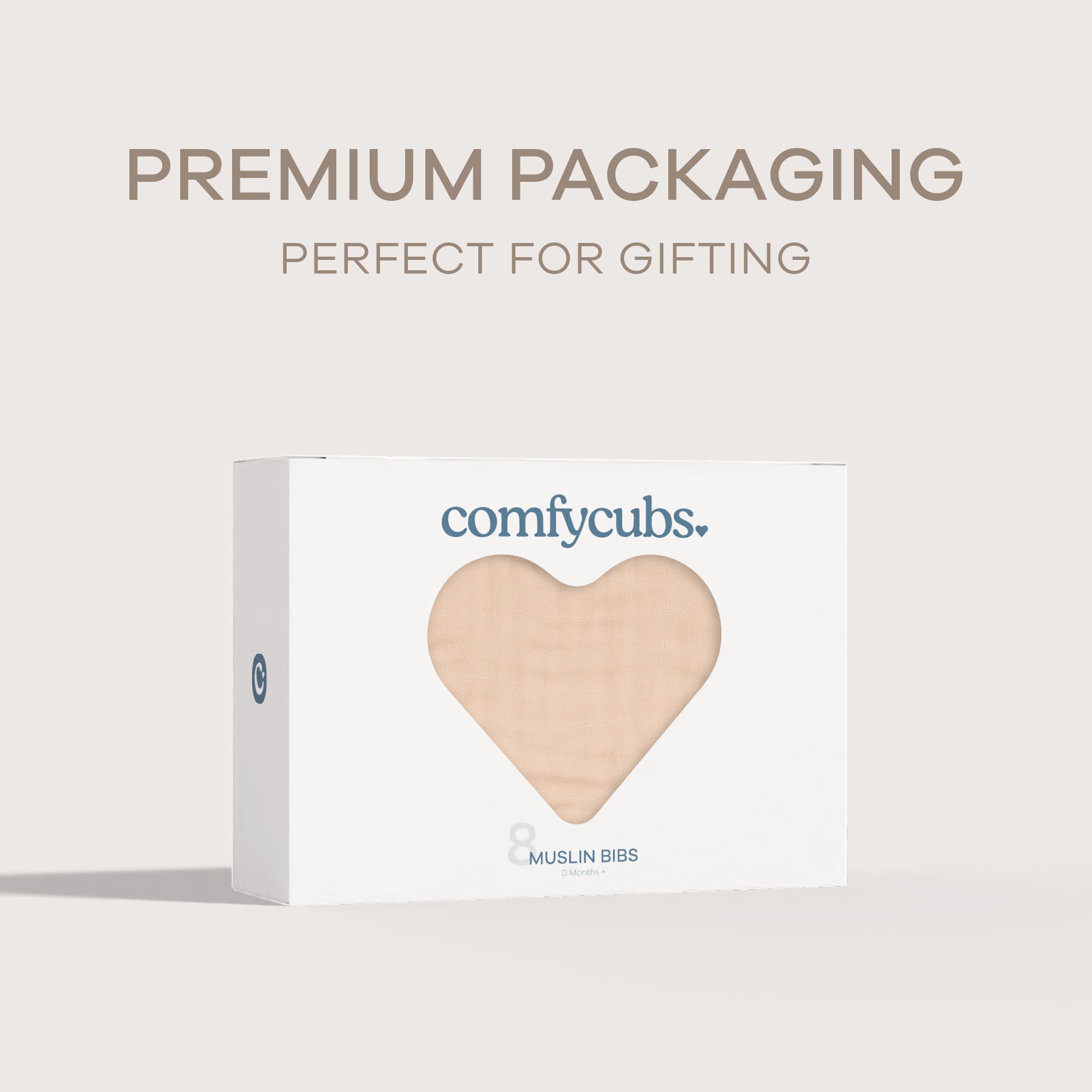 Muslin Bibs in Blush