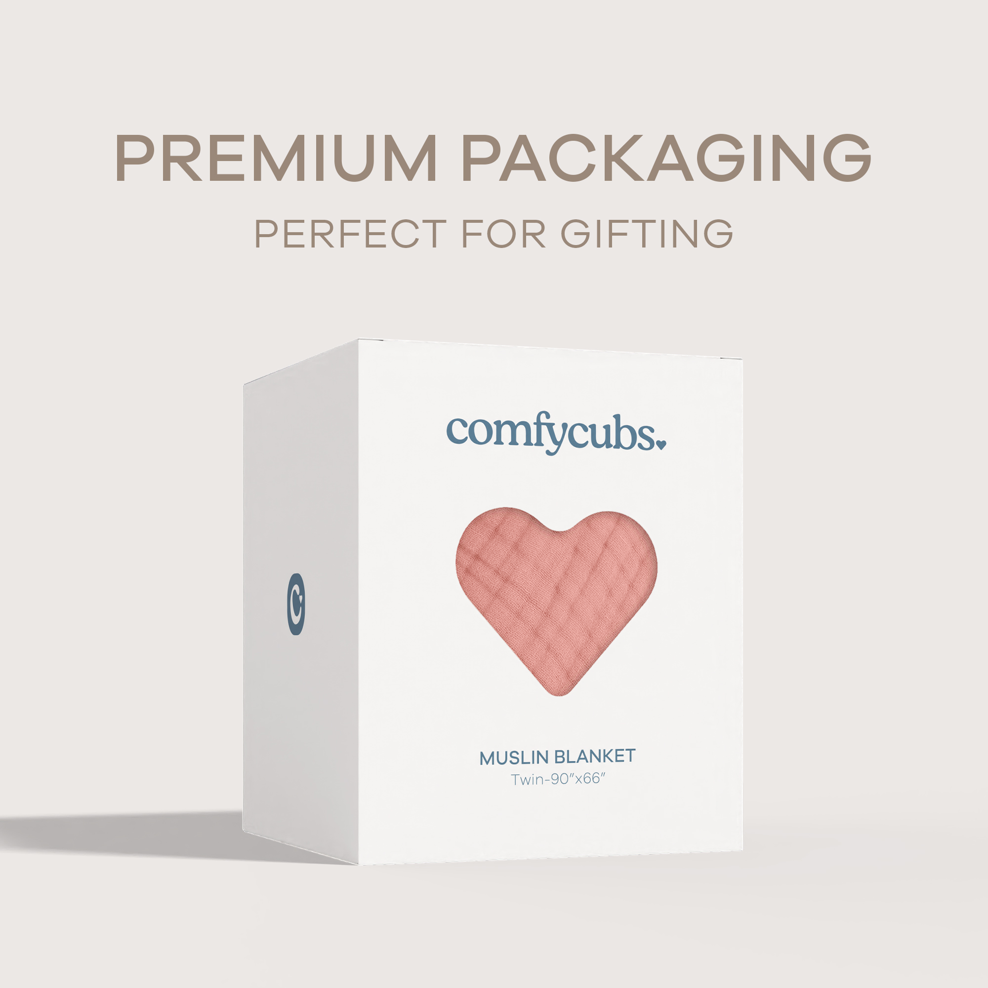 Adult Muslin Blanket in Bold Blush