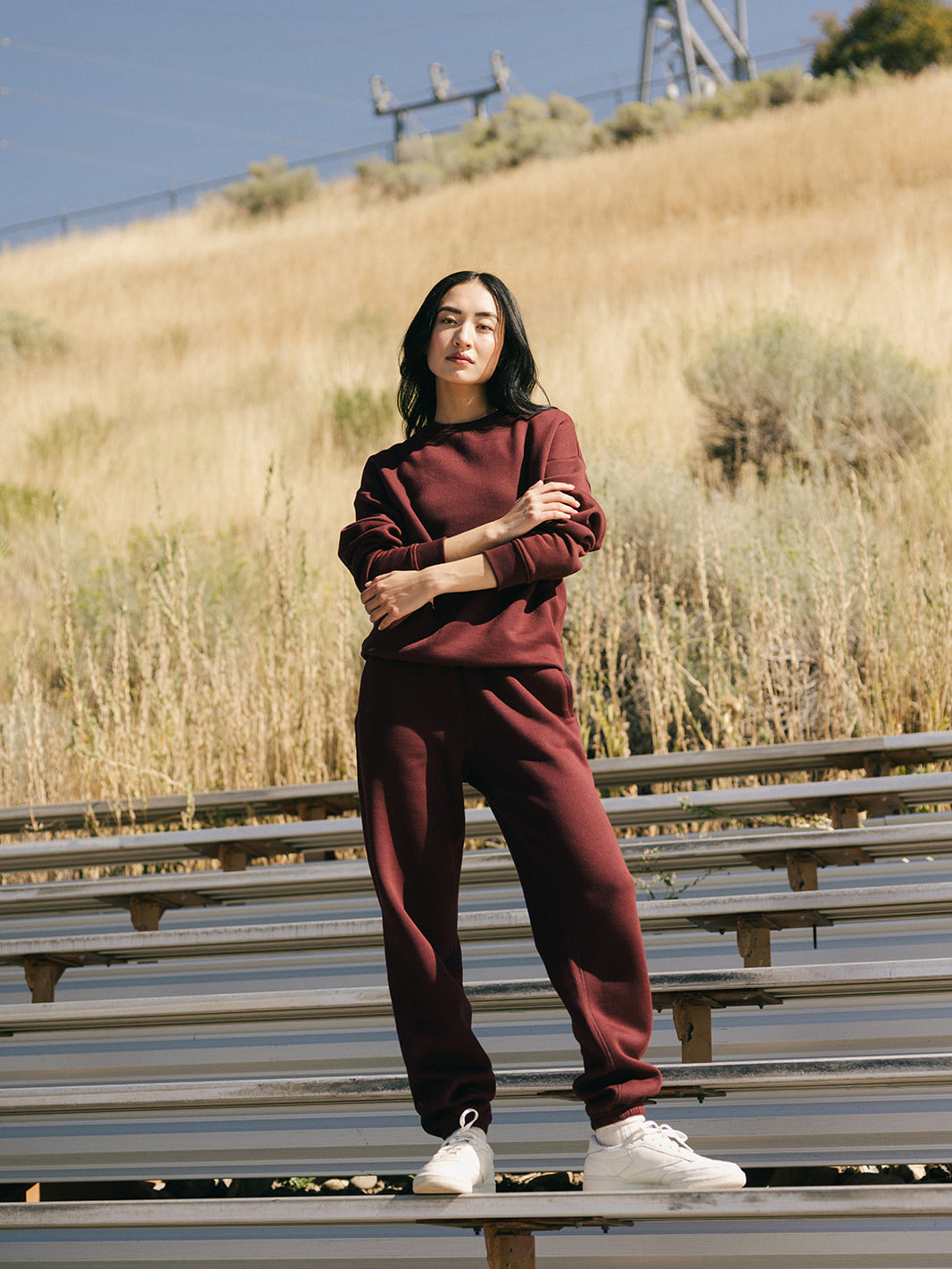 Women's CityScape Crewneck & Sweatpant Set - Last Chance