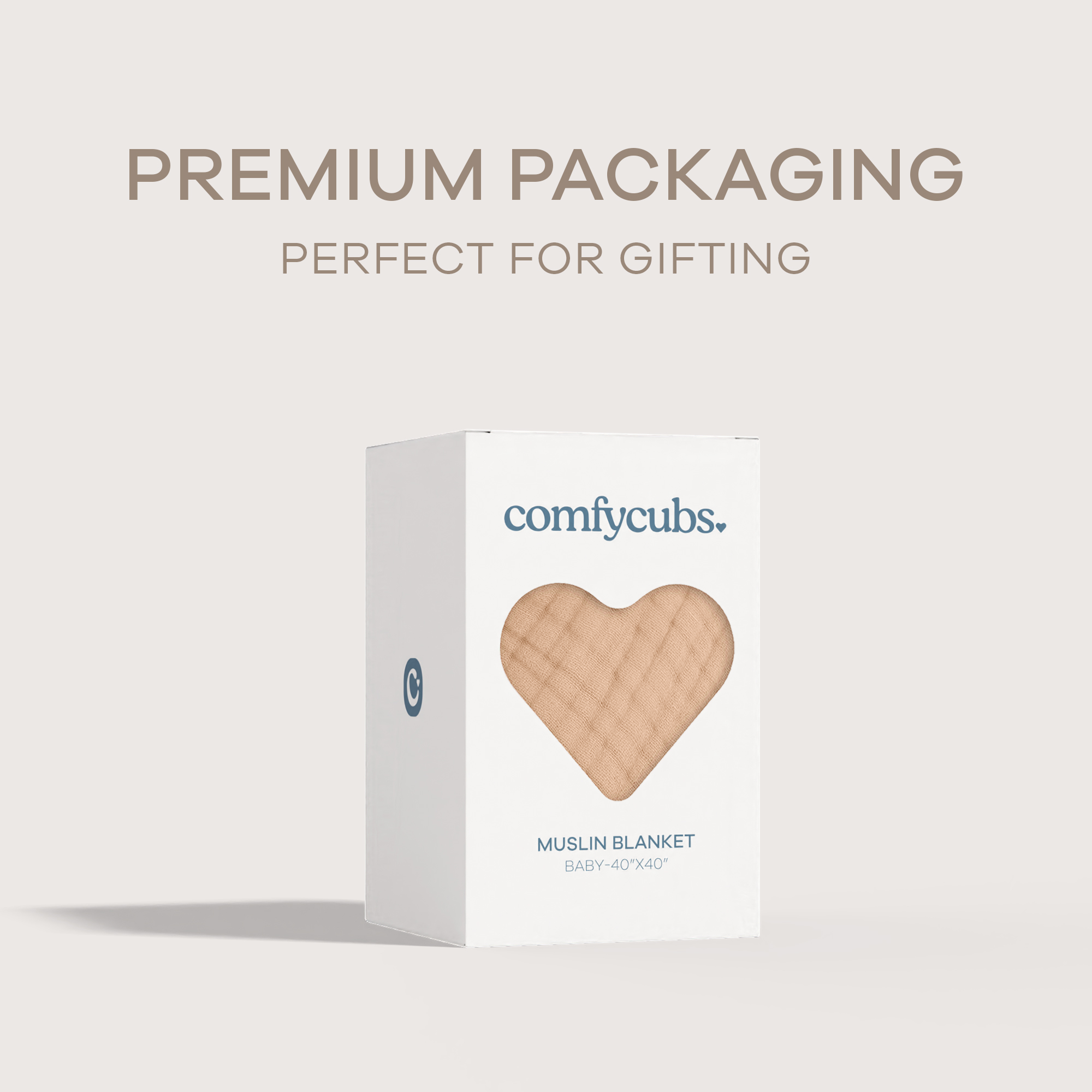 Baby Muslin Blanket in Cream