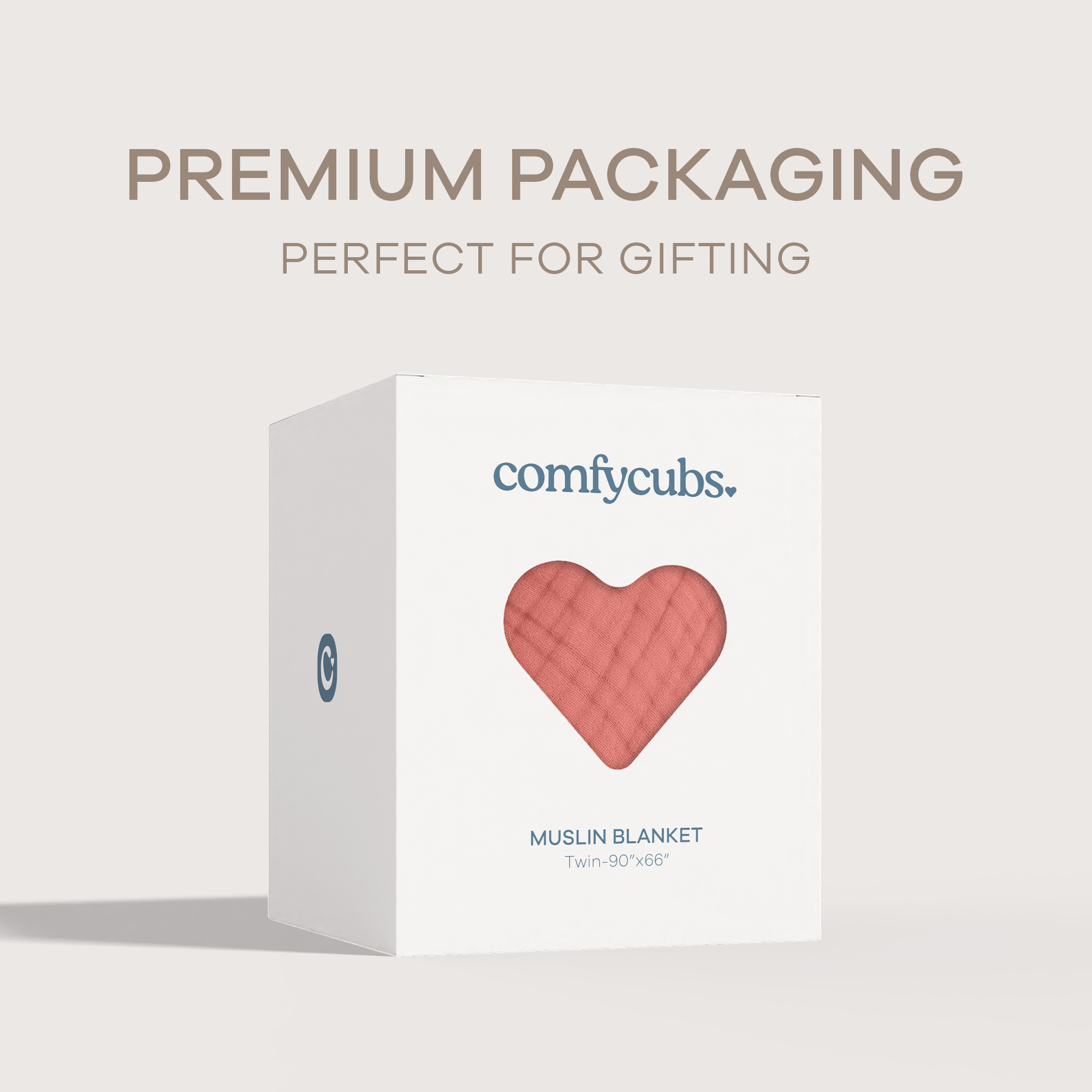 Adult Muslin Blanket in Dusty Rose