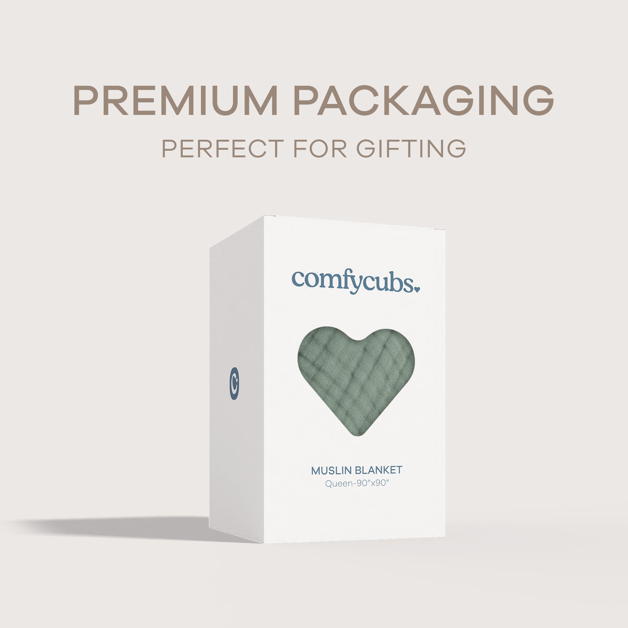 Adult Muslin Blanket in Fern