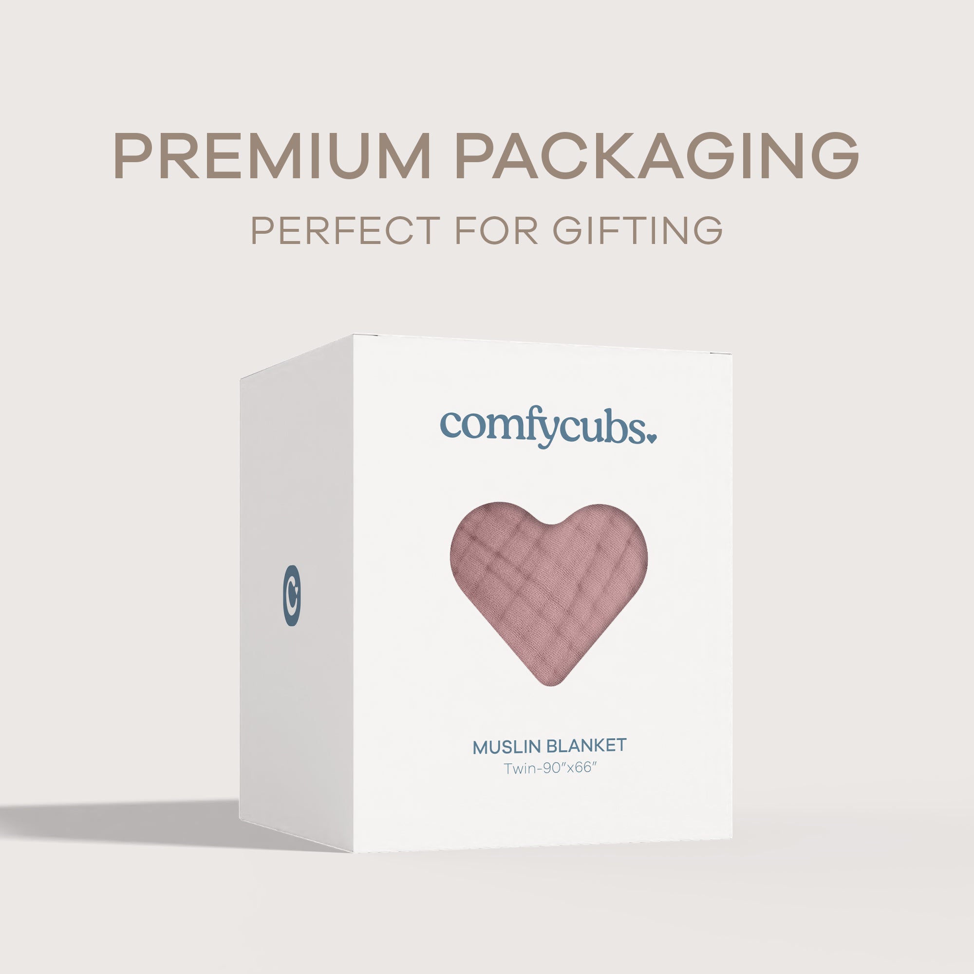 Adult Muslin Blanket in Mauve