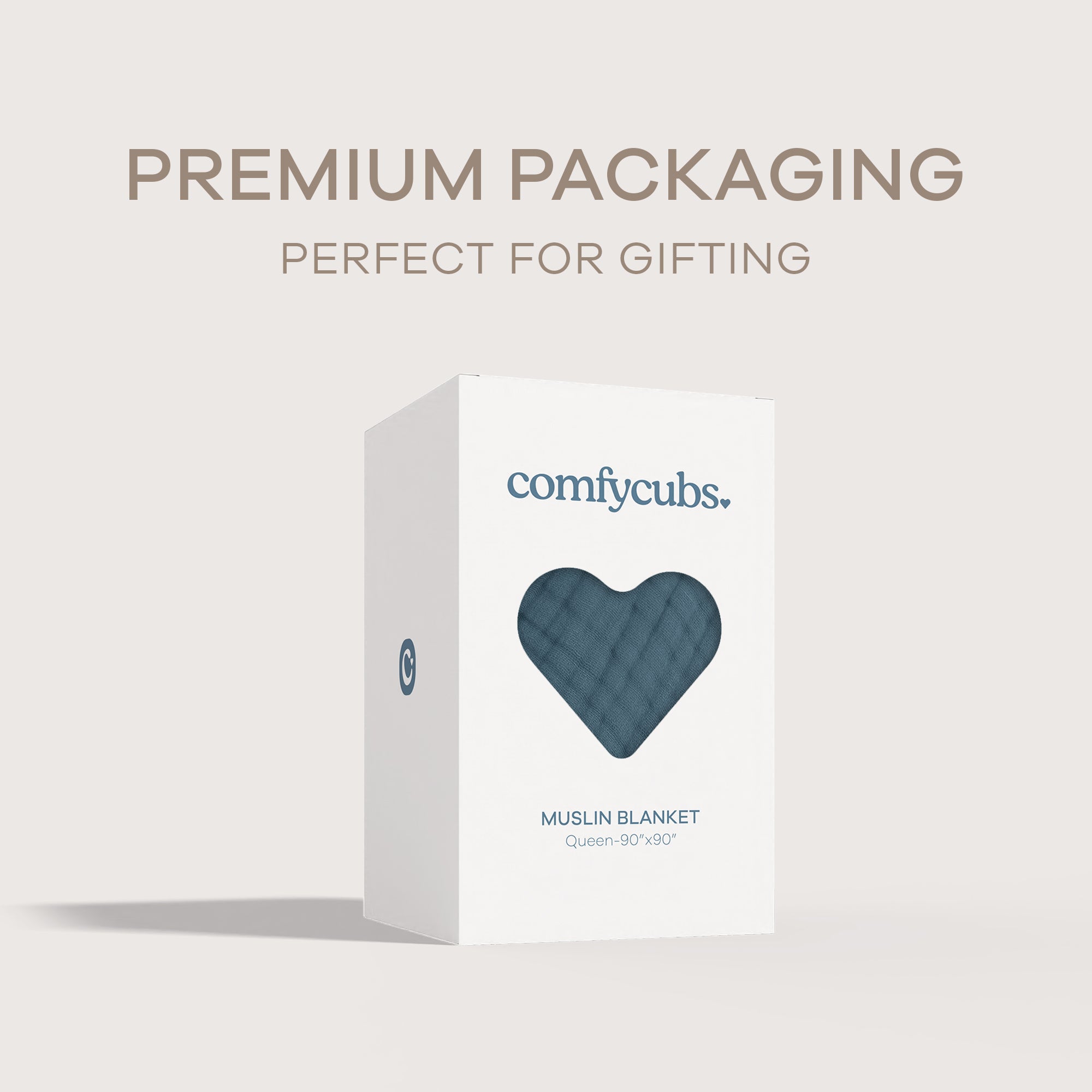 Adult Muslin Blanket in Neptune