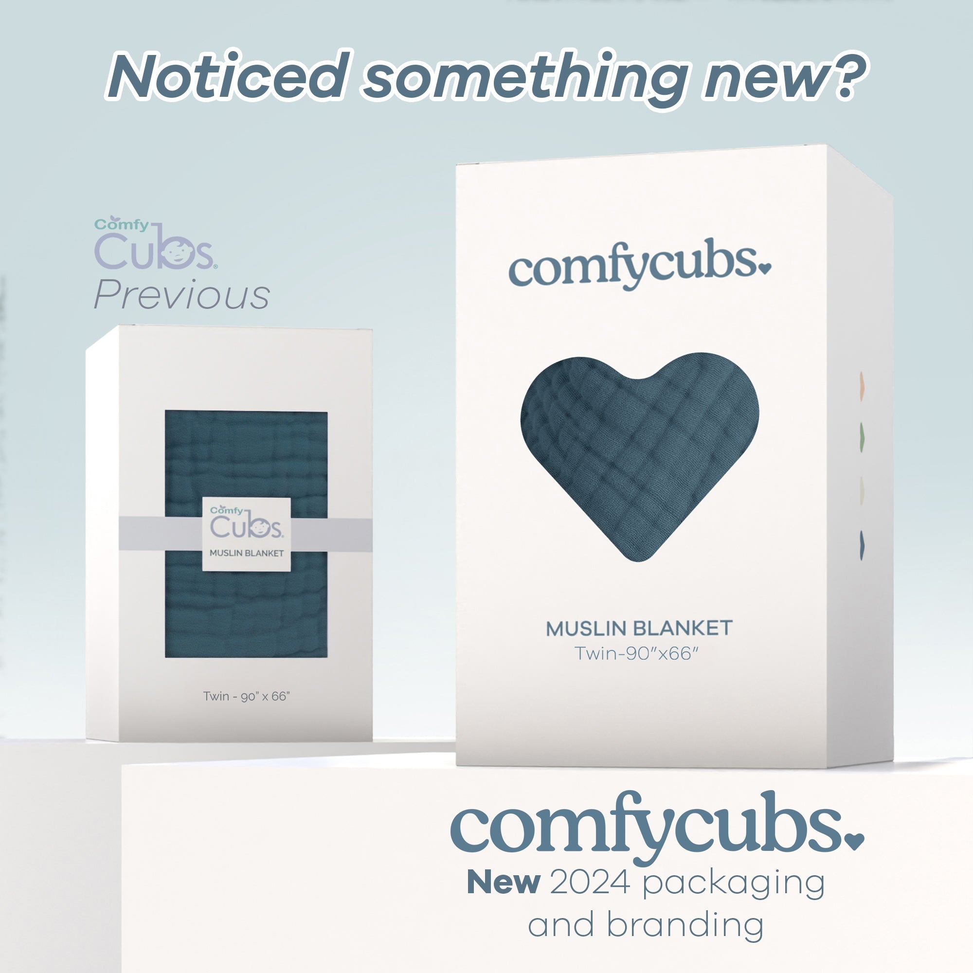 Adult Muslin Blanket in Neptune