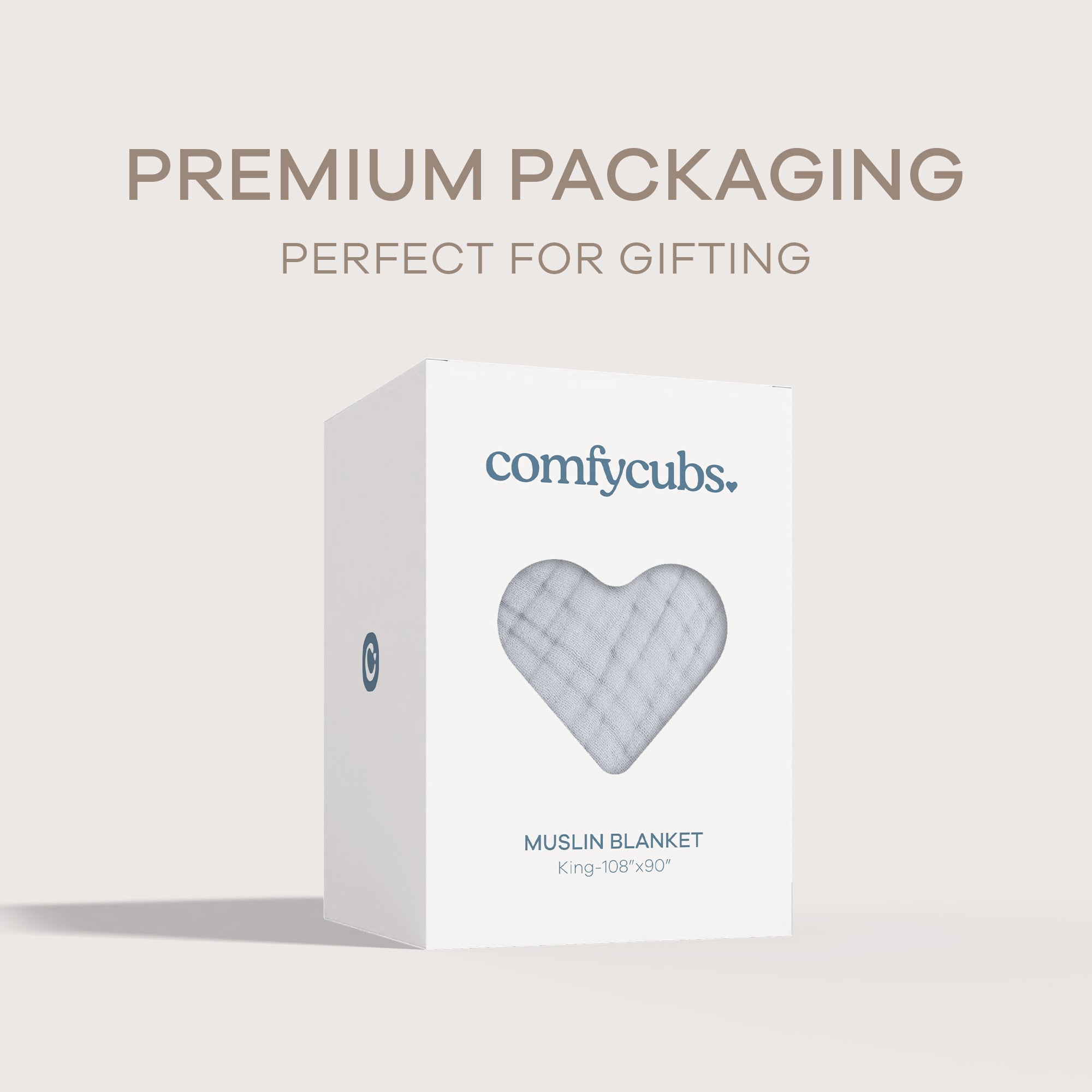 Adult Muslin Blanket in Heather