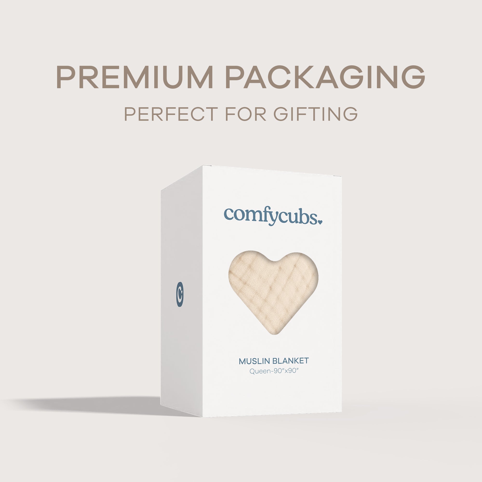 Adult Muslin Blanket in Sand