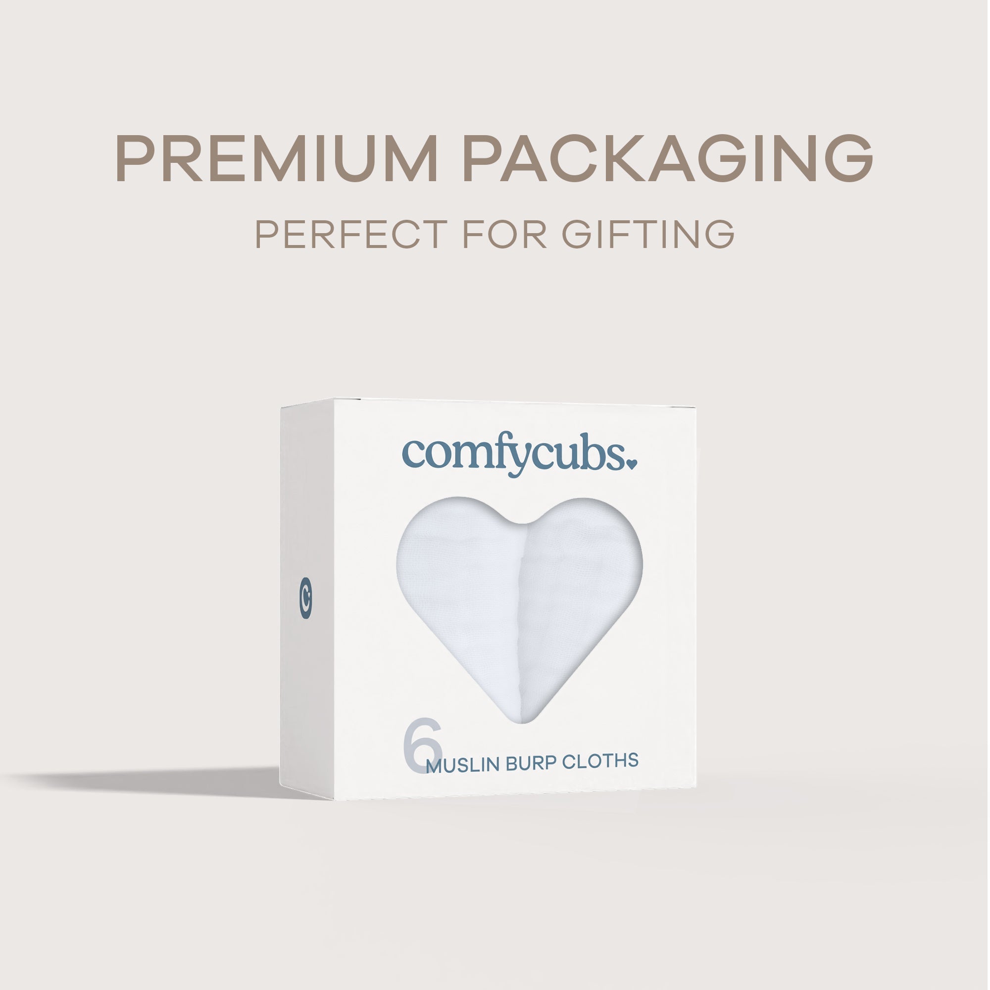 Muslin Burp Cloths in White