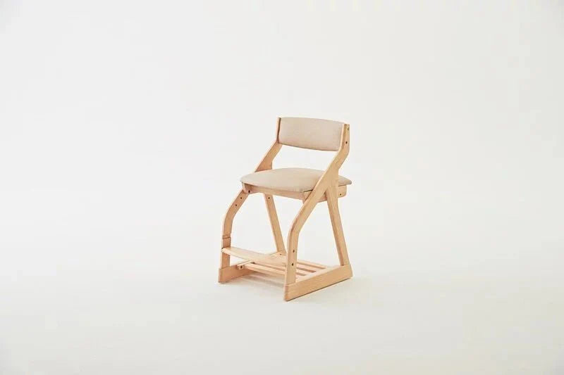 Calla Adjustable Solid Wood Chair for Kids - 4 Height Settings, Easy-to-Clean Fabric MesaSilla USA