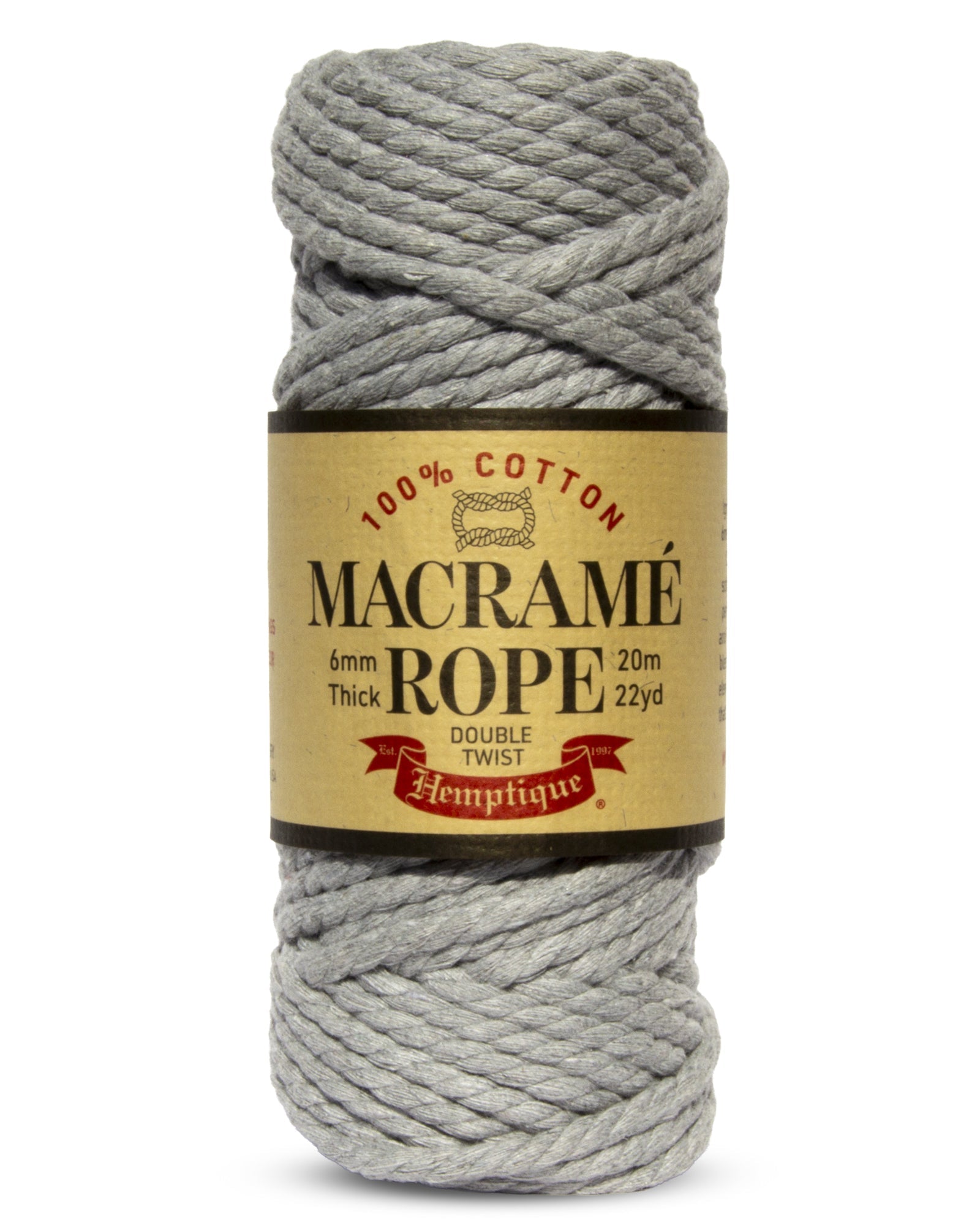 Double Twist Egyptian Cotton Macramé Rope