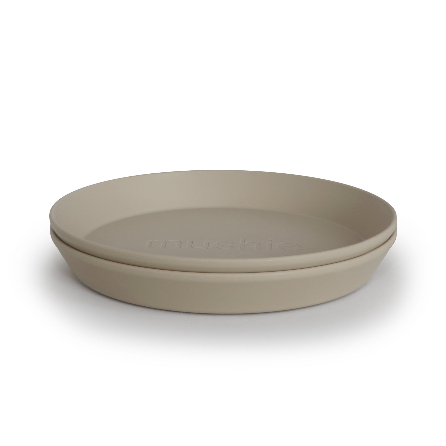 Round Dinnerware Plates, Set of 2 Dinnerware Mushie