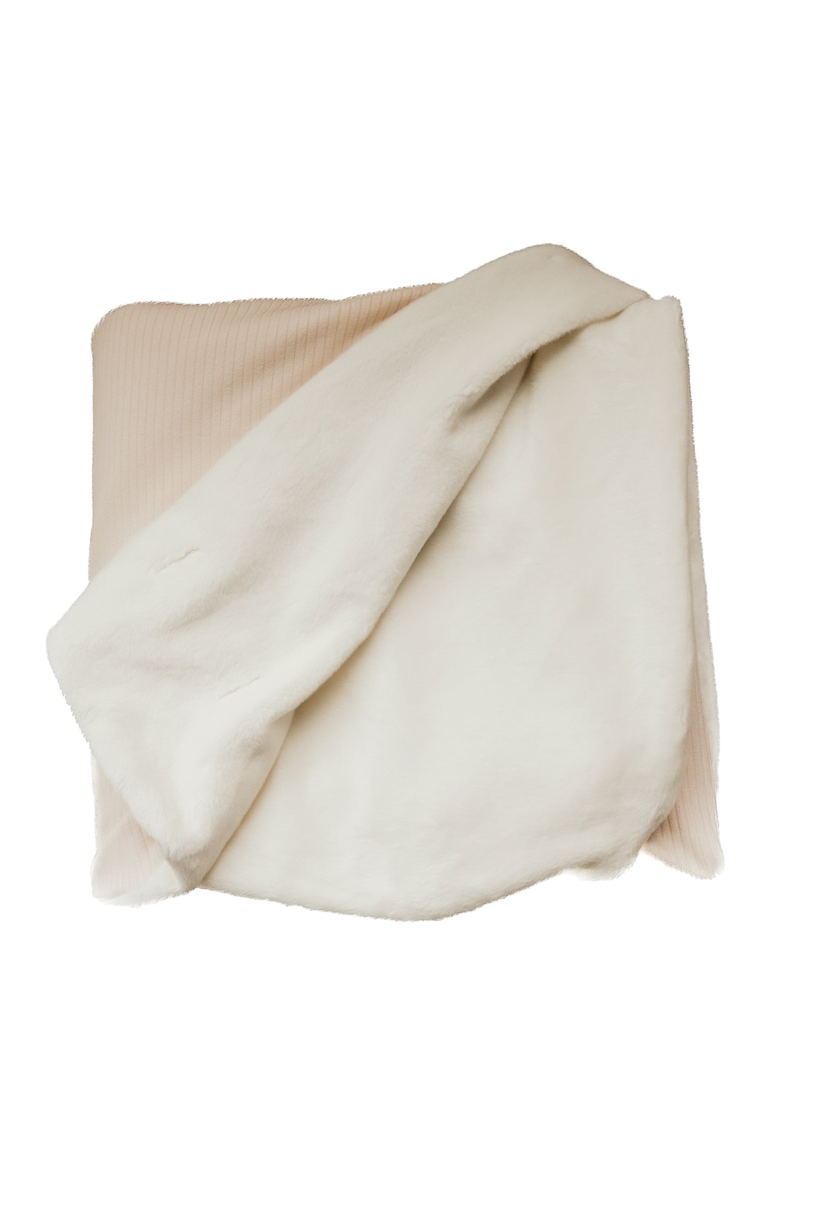 Oat Ribbed Toddler Blanket