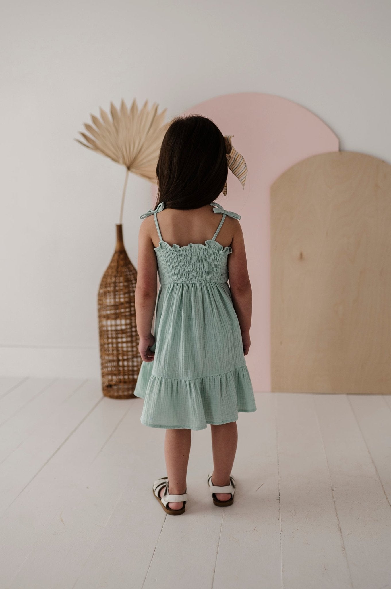 Baby Girl Tiered Mini Dress Set