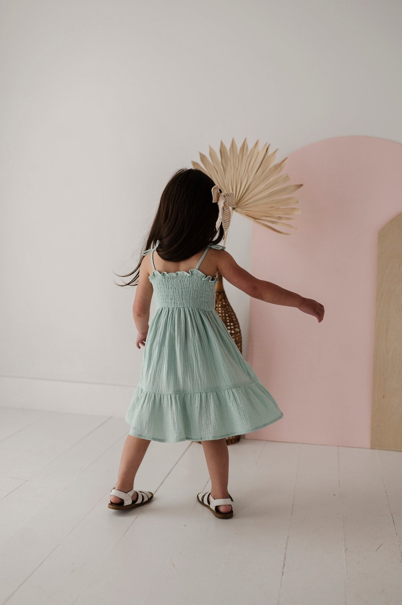 Girl's Tiered Mini Dress