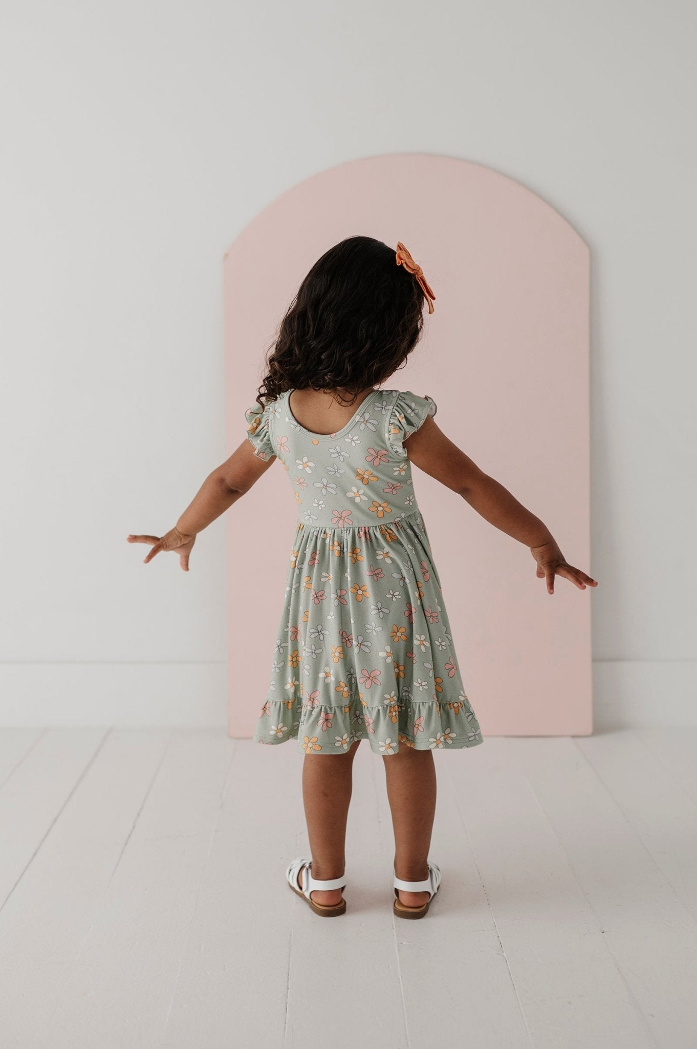 Girl's Sleeveless Twirl Dress