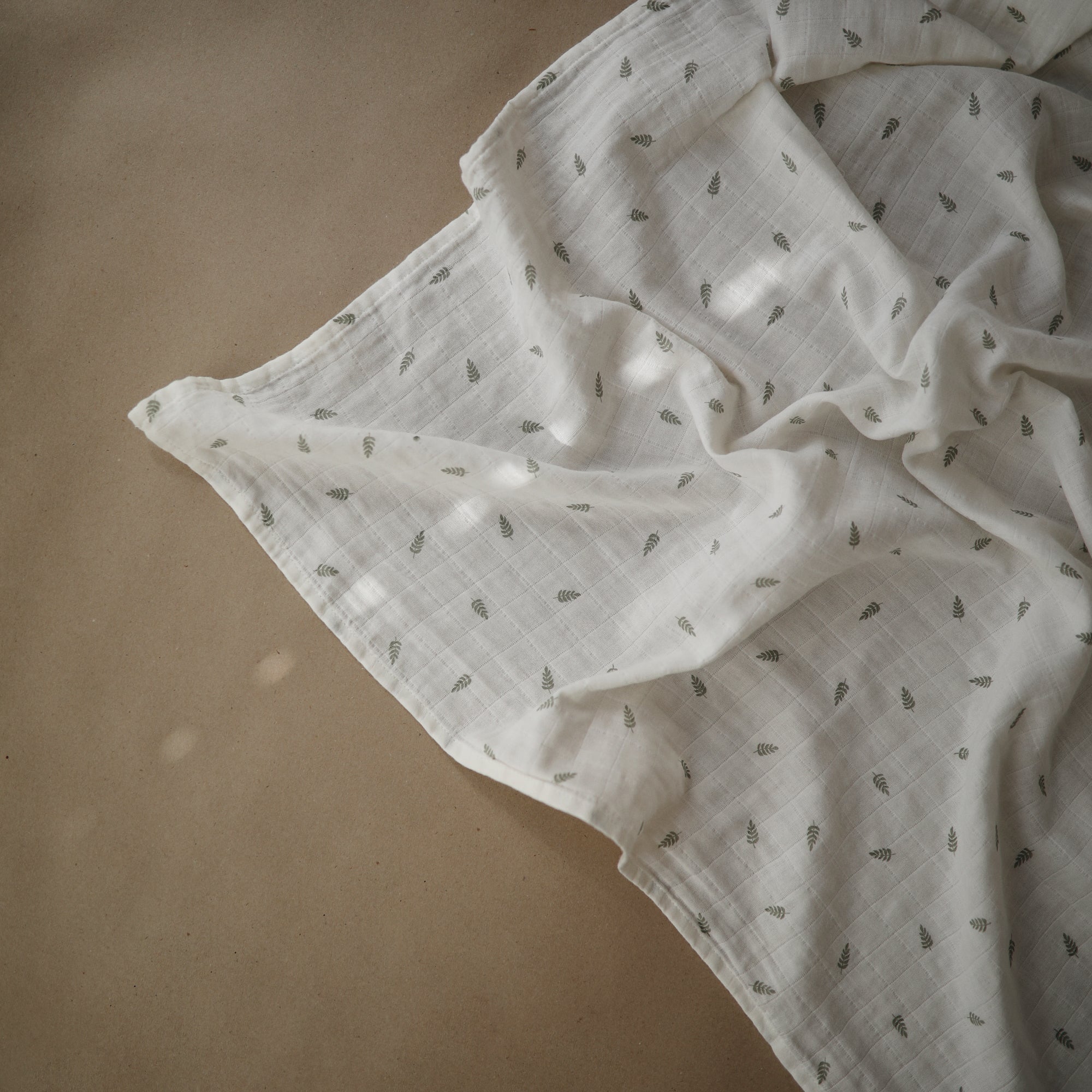 Organic Cotton Muslin Swaddle Blanket Swaddle Mushie