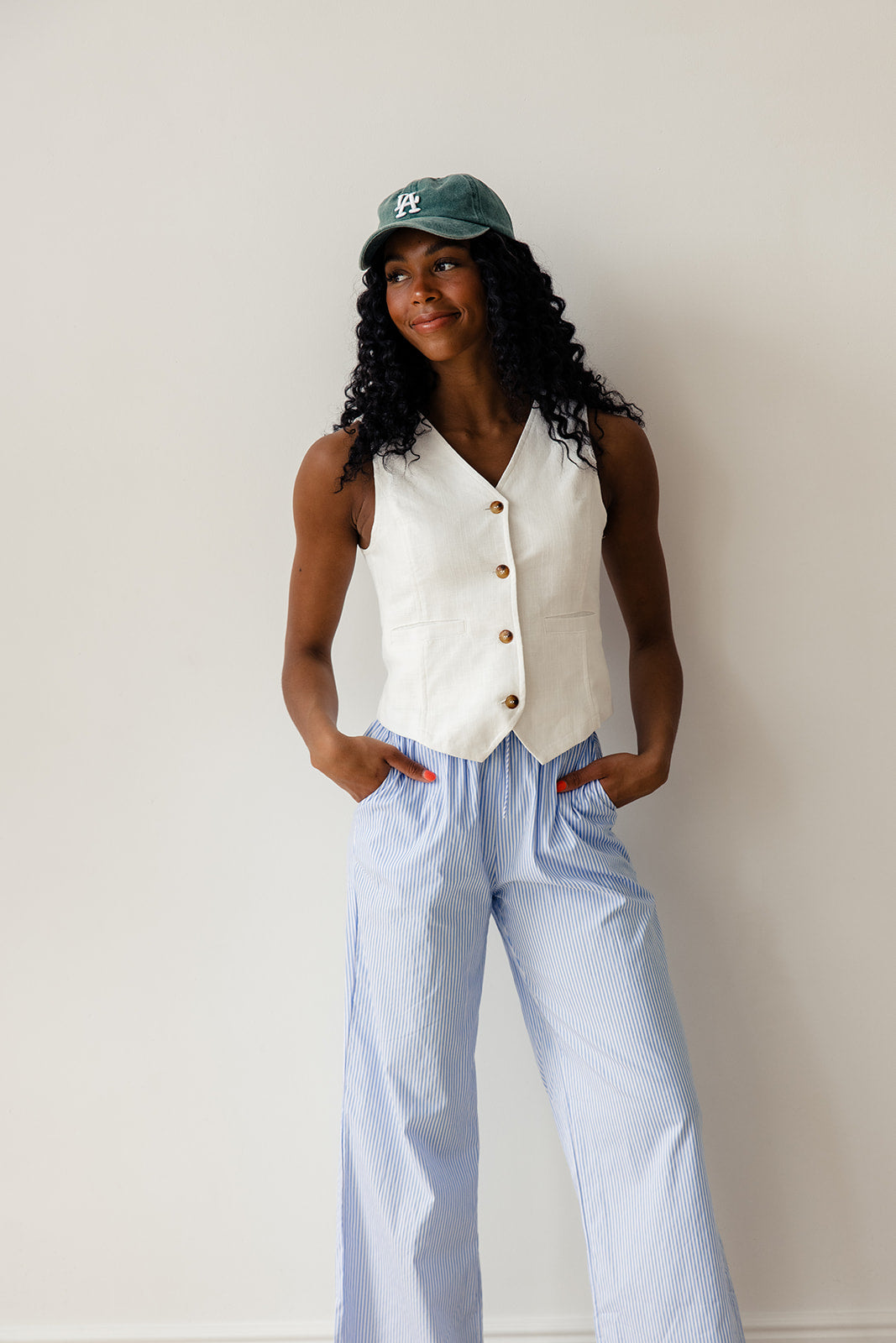 Mathilde Linen Vest