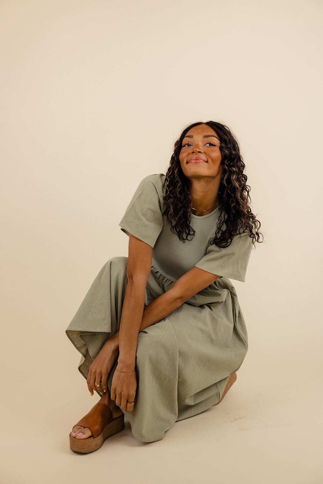 Shauna Flutter Sleeve Dress