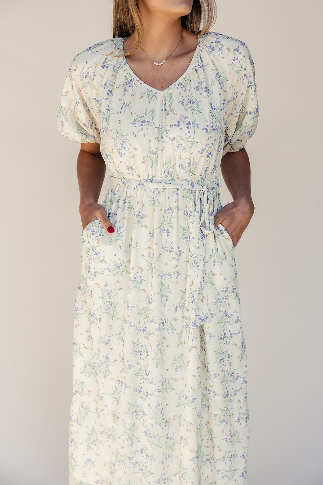 Diane Floral Tie Dress