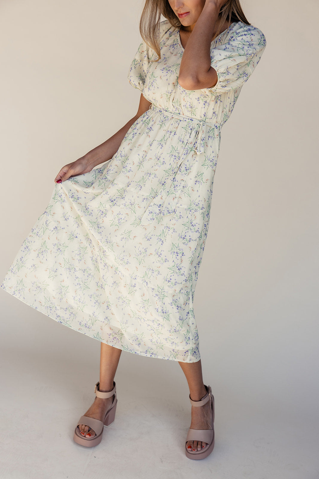 Diane Floral Tie Dress