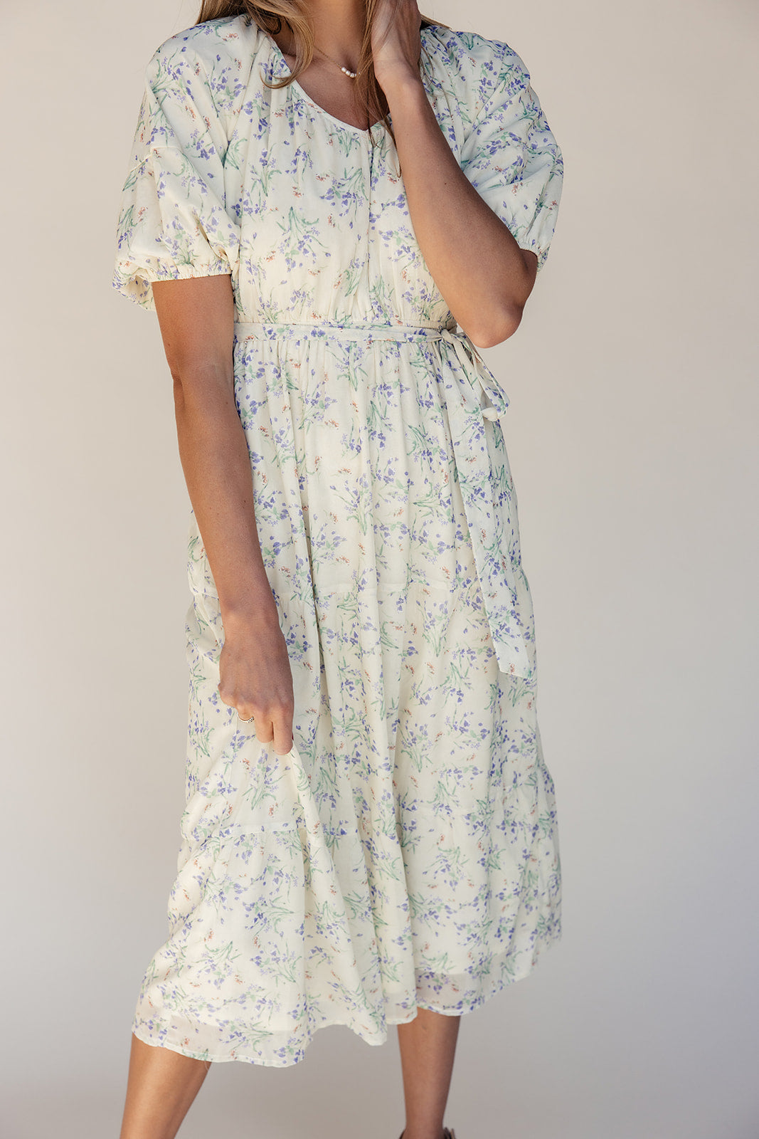 Diane Floral Tie Dress