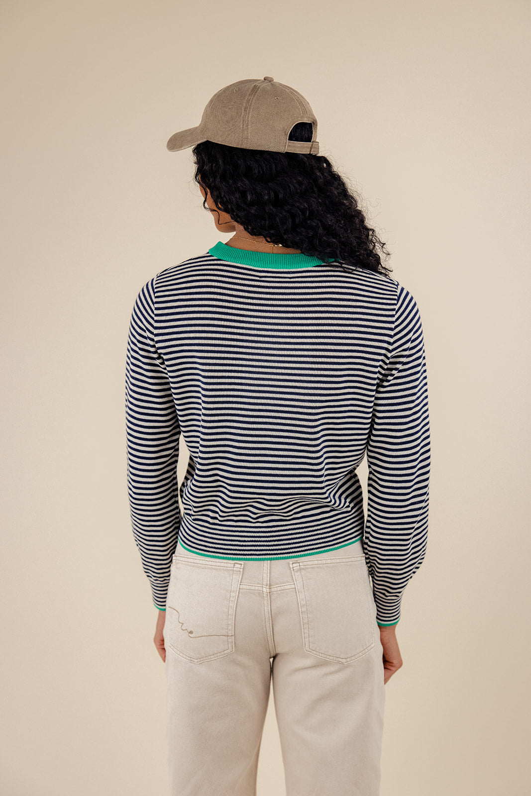 We’re Cool Now Striped Cardigan