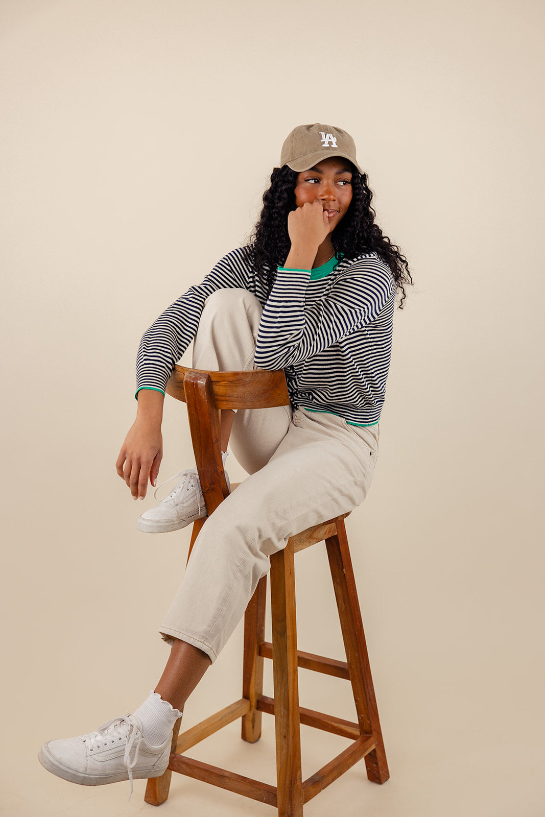 We’re Cool Now Striped Cardigan