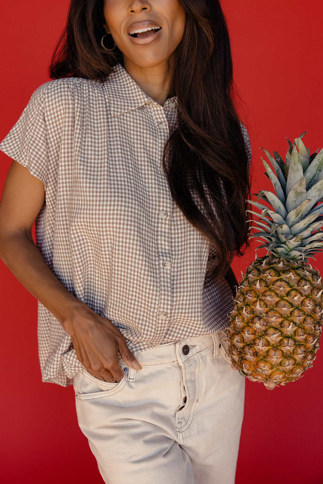 Randy Button Down Blouse