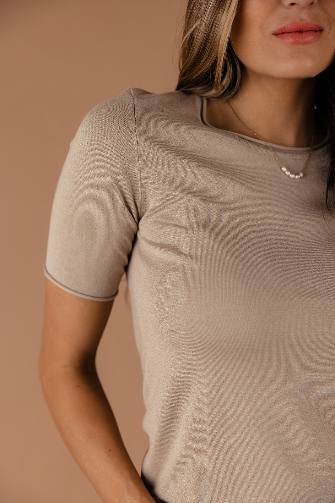 Matty Rolled Edge Tee