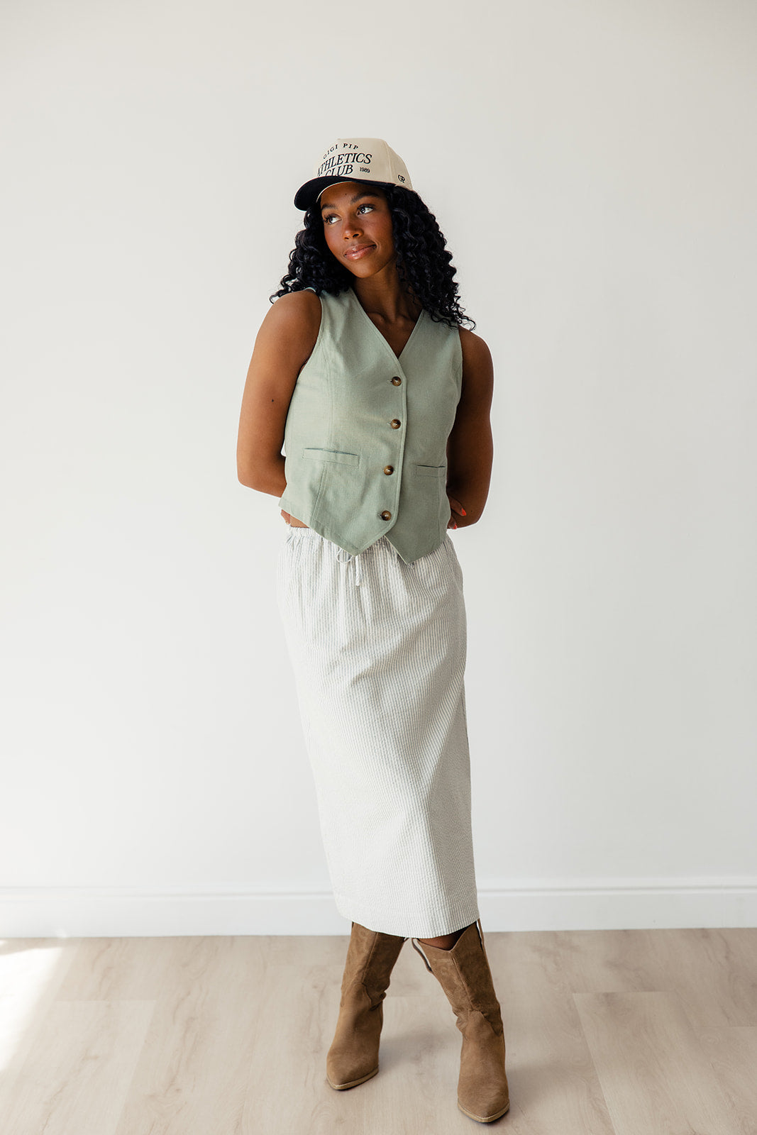 Mathilde Linen Vest