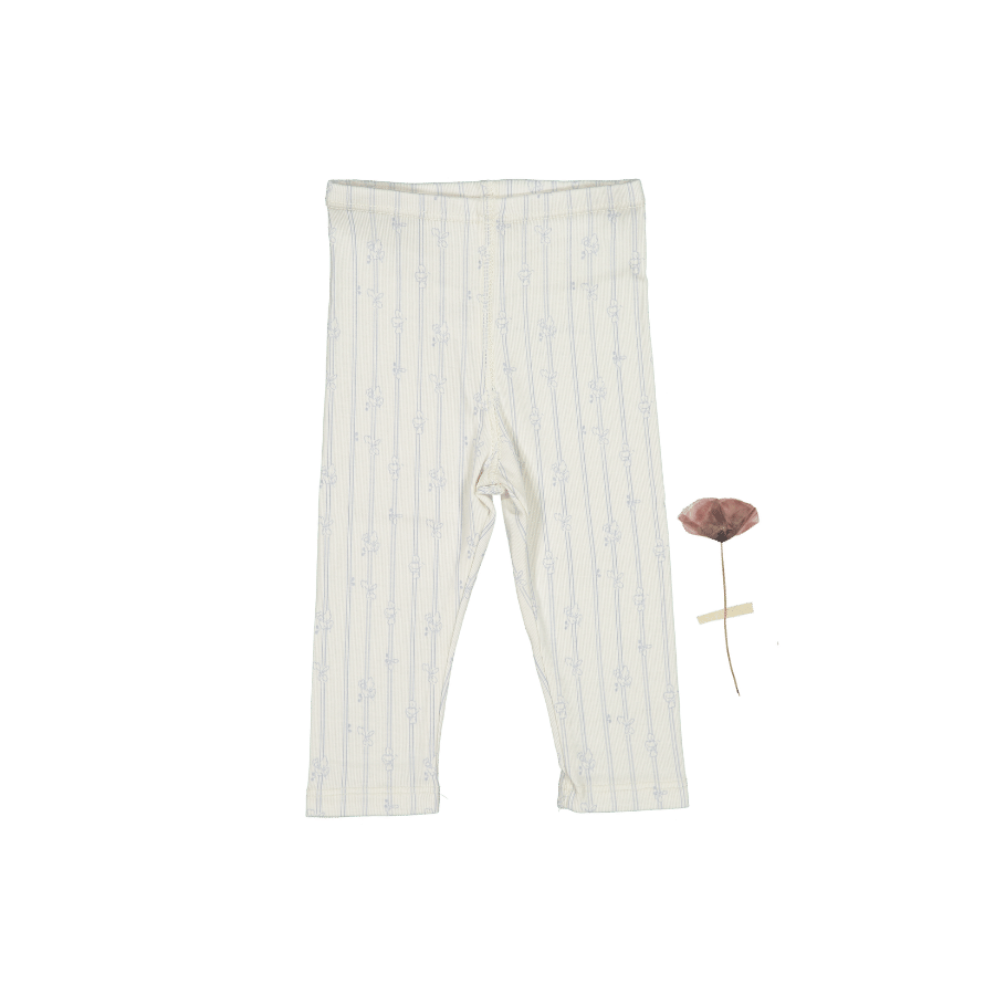 The Printed Legging - Linear Leaf Leggings Lovely Littles