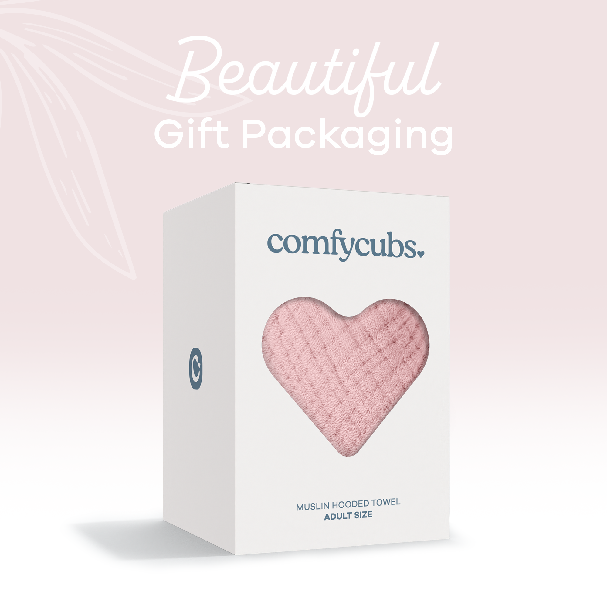 Adult Muslin Hooded Towel