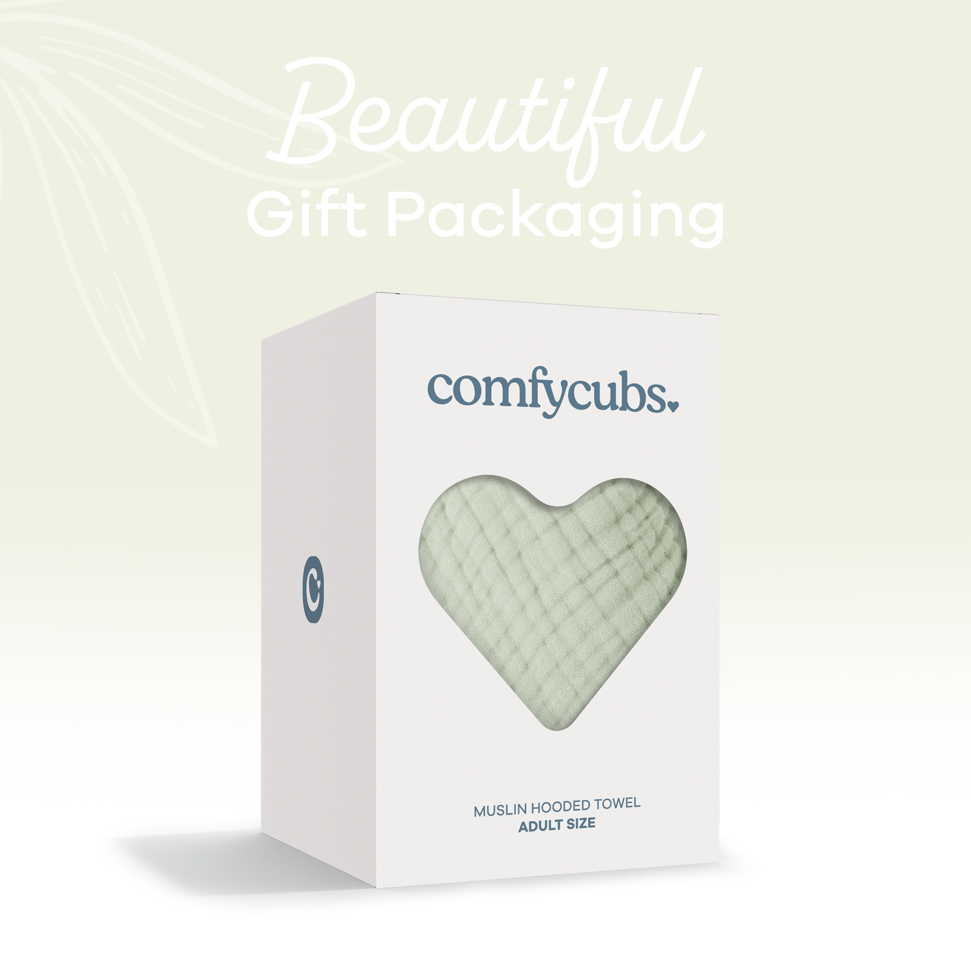 Adult Muslin Hooded Towel