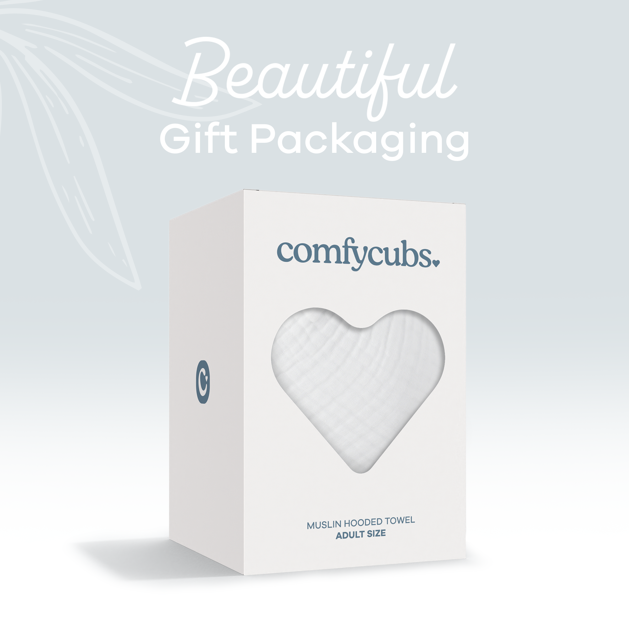 Adult Muslin Hooded Towel